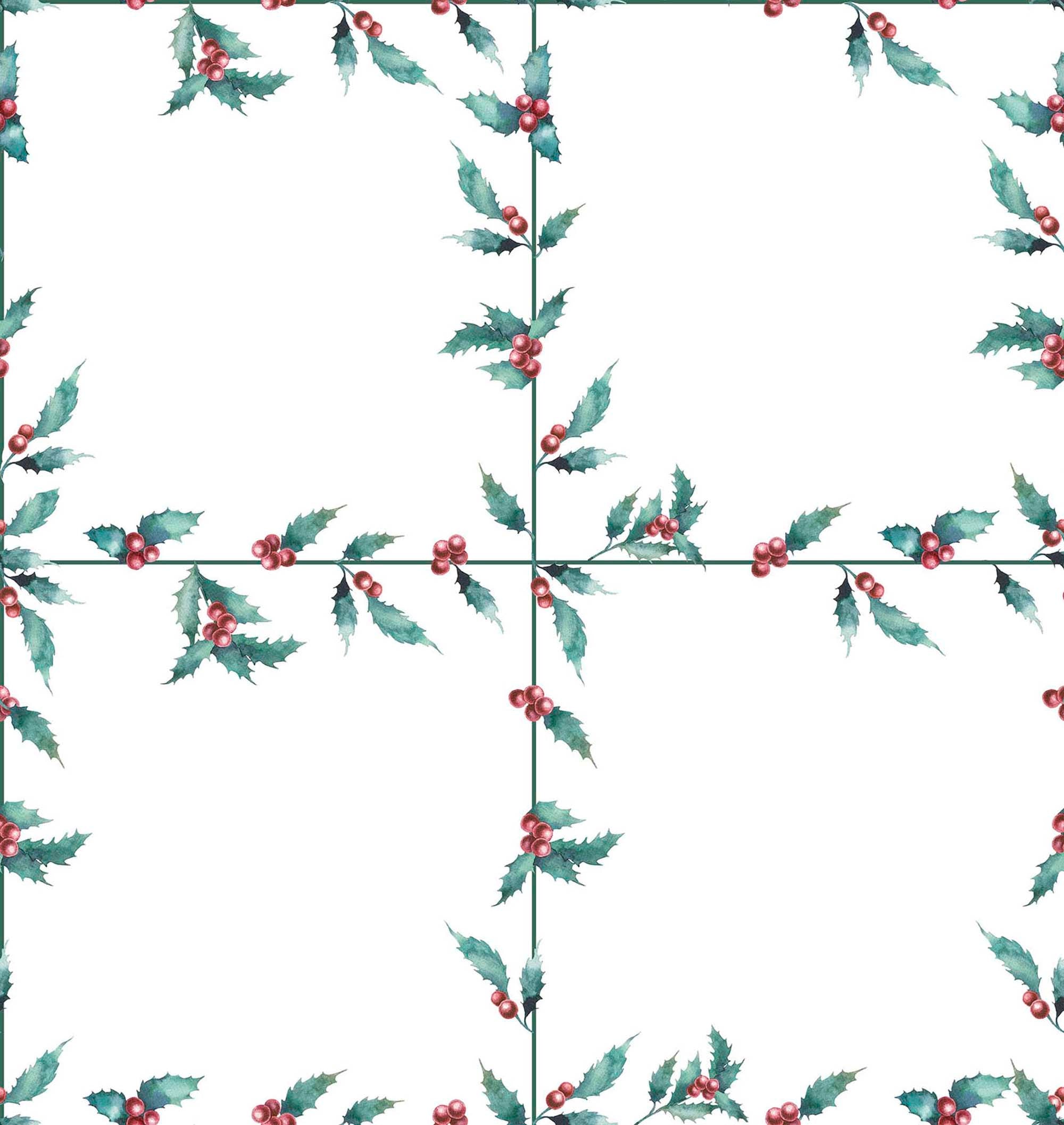 Housse de couette à clics réversibles Velours Blanc Noël 1