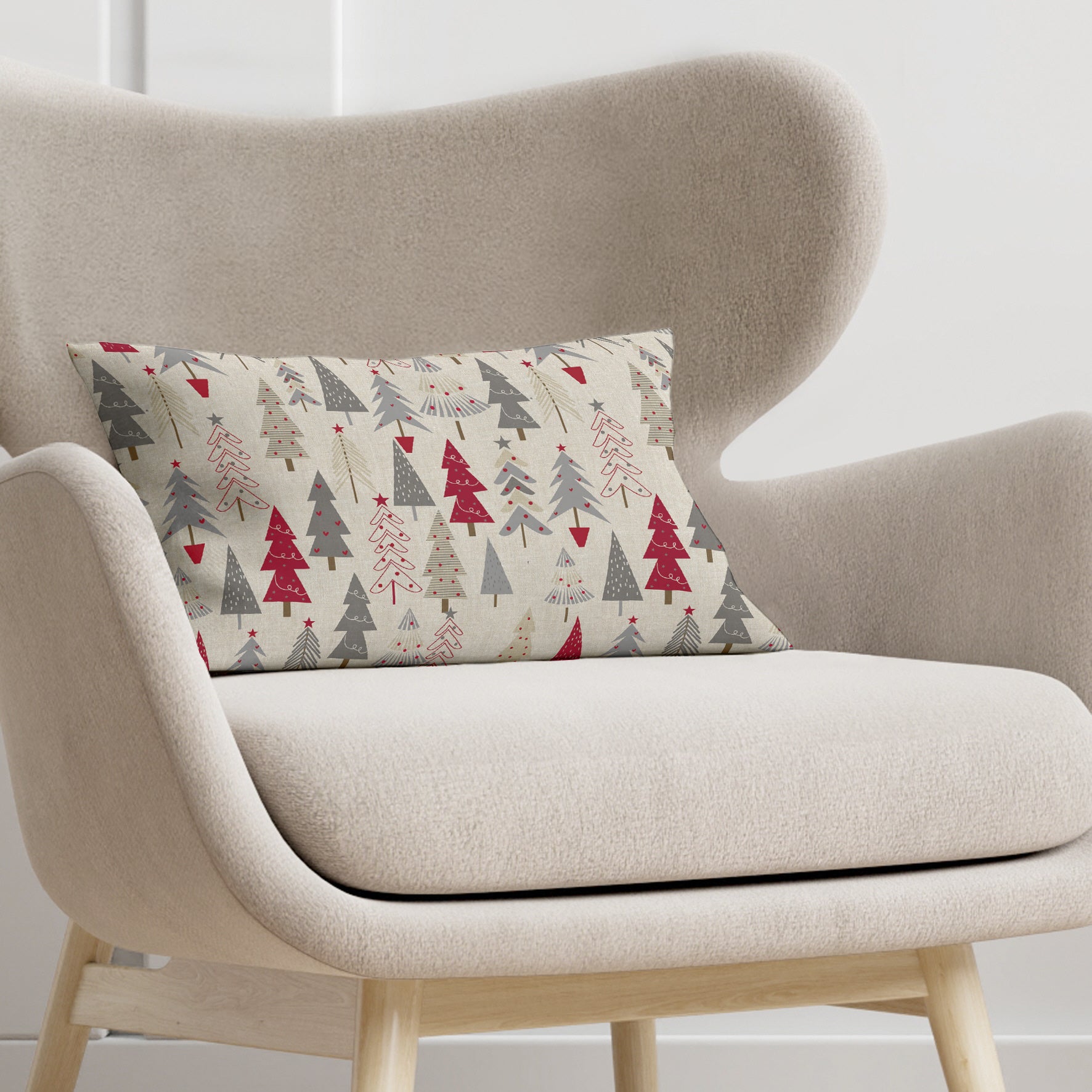 Housse de coussin velours Joyeux Noël 31 30x50 cm