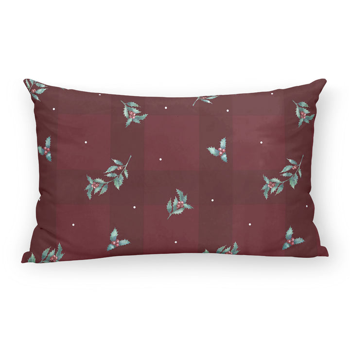 Housse de coussin velours Noël rouge 1 30x50 cm