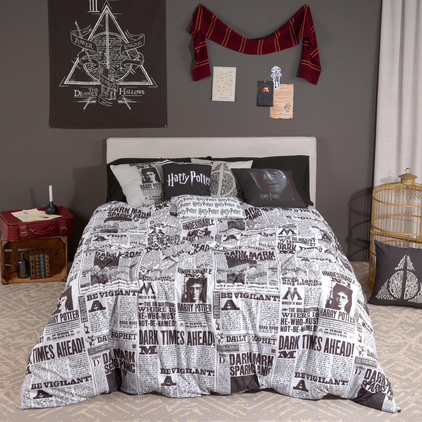 Housse de couette en microsatin Harry Potter Dark Times