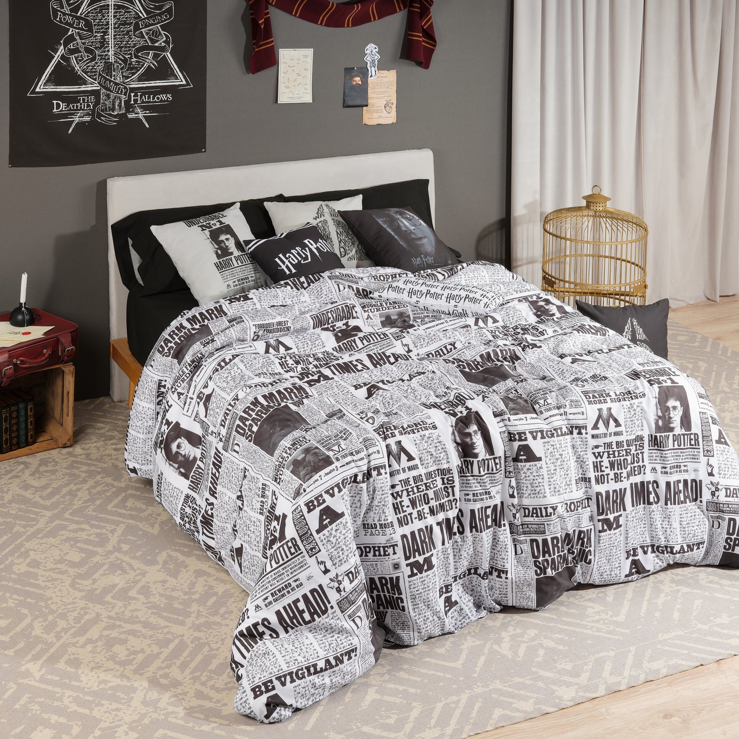 Housse de couette en microsatin Harry Potter Dark Times