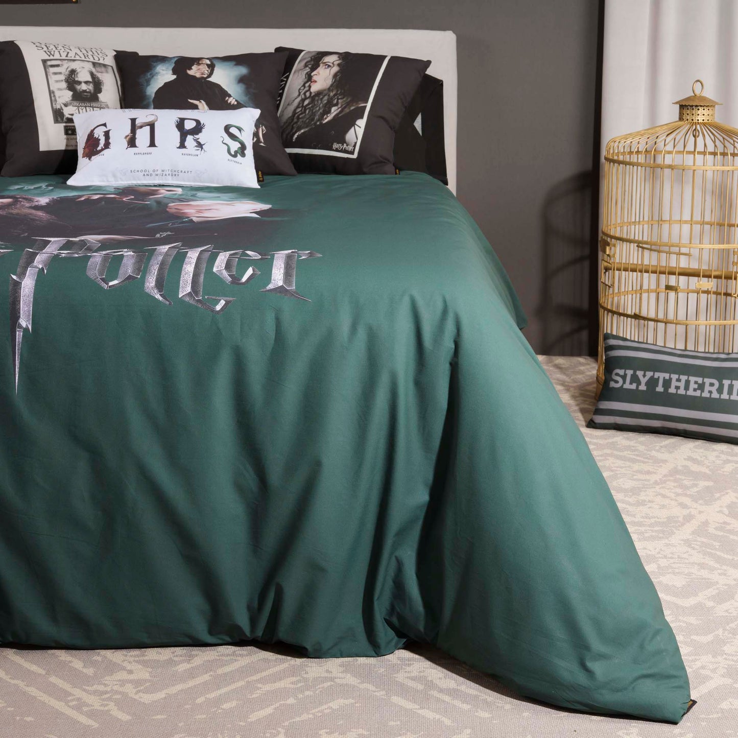 Housse de couette Mangemorts en microsatin Harry Potter