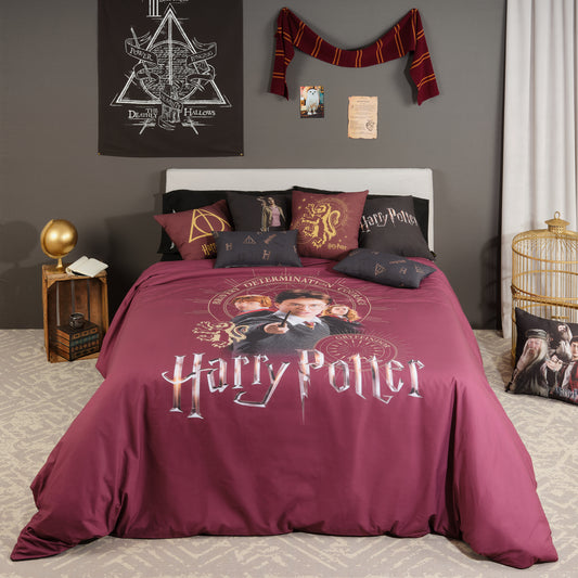 Housse de couette Harry Potter microsatin Gryffondor Bond