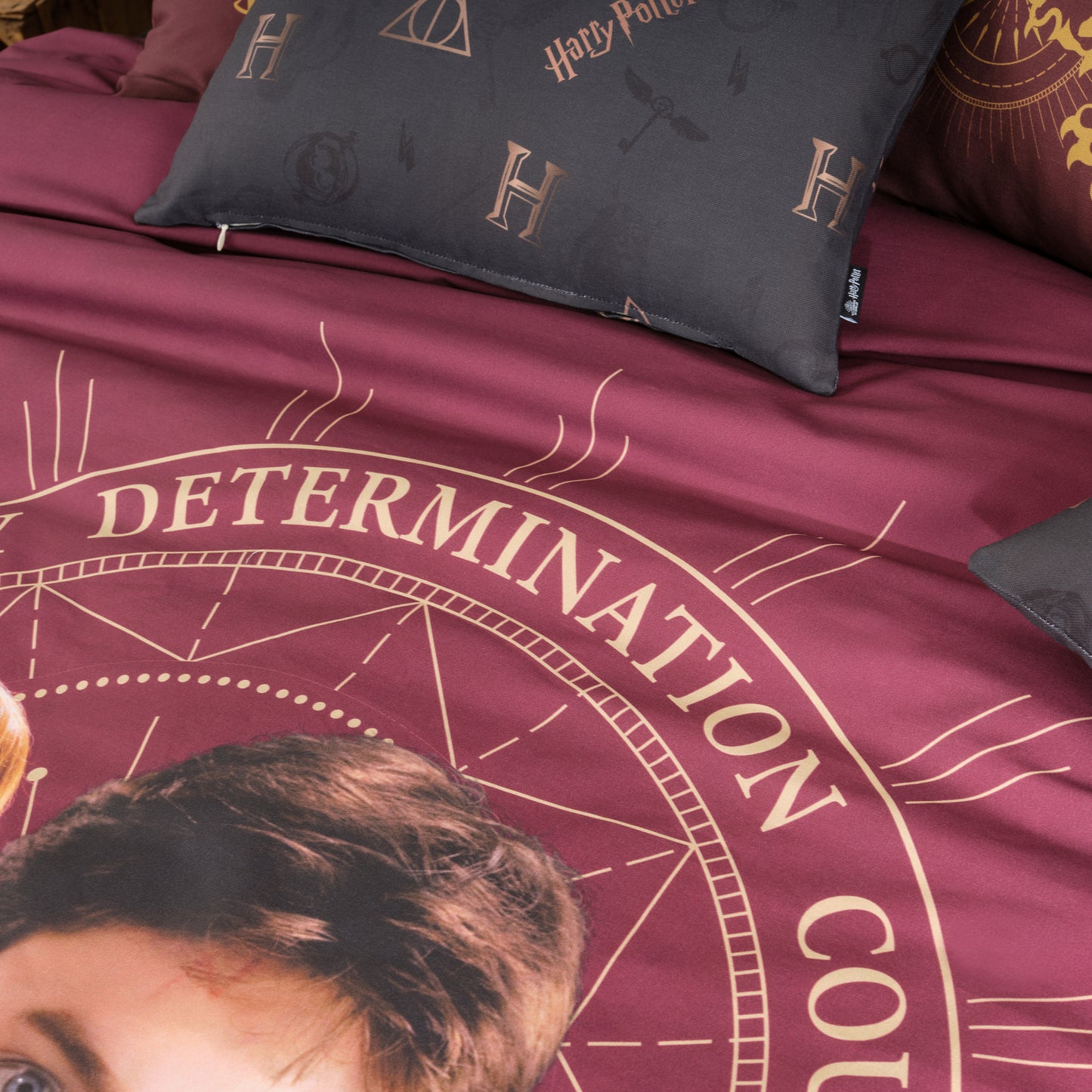 Housse de couette Harry Potter microsatin Gryffondor Bond