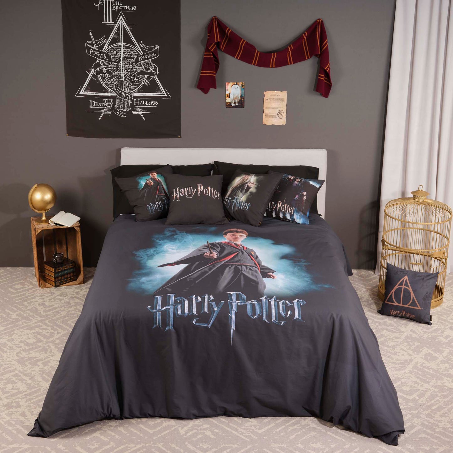 Housse de couette en microsatin Harry Potter