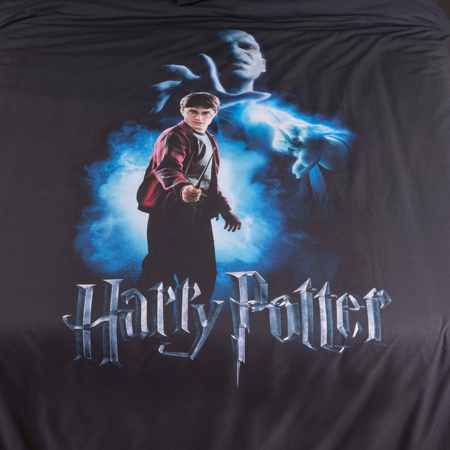 Housse de couette en microsatin Harry Potter VS Voldemort