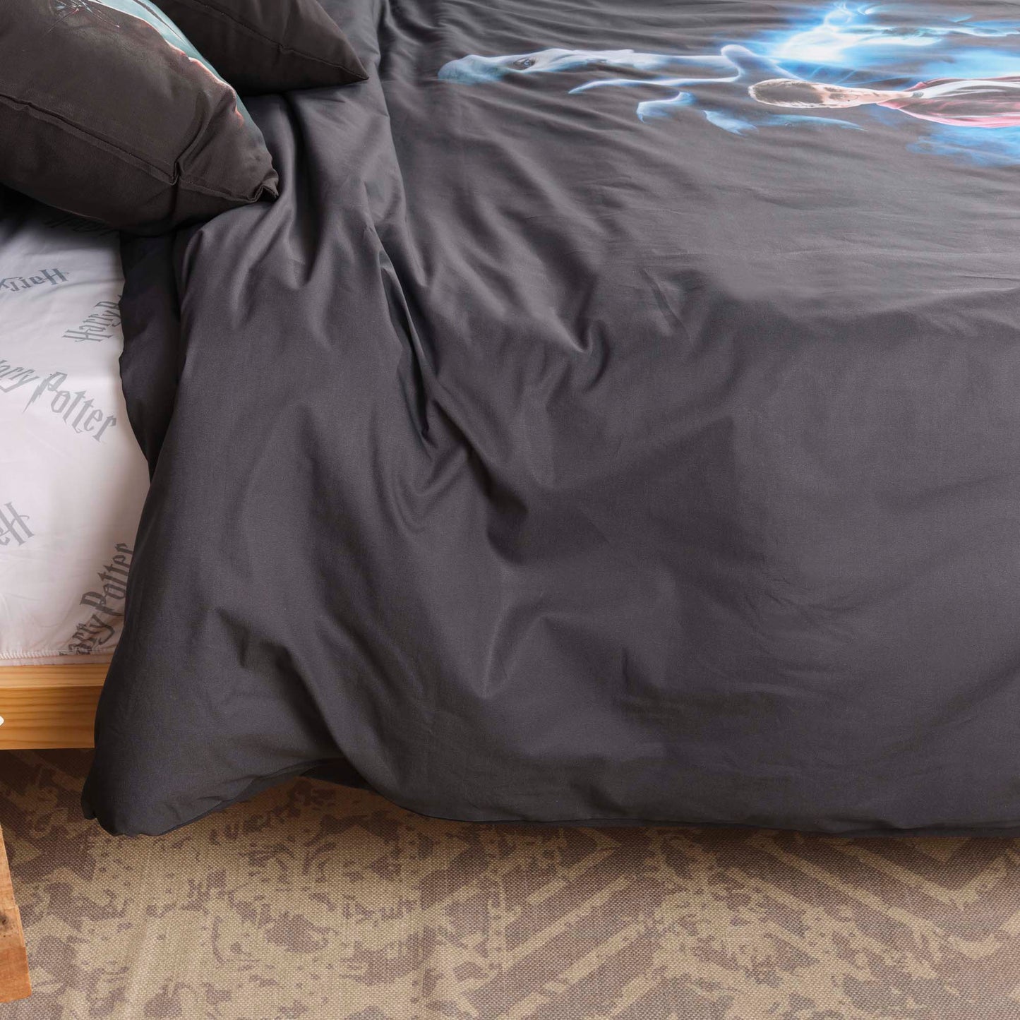 Housse de couette en microsatin Harry Potter VS Voldemort