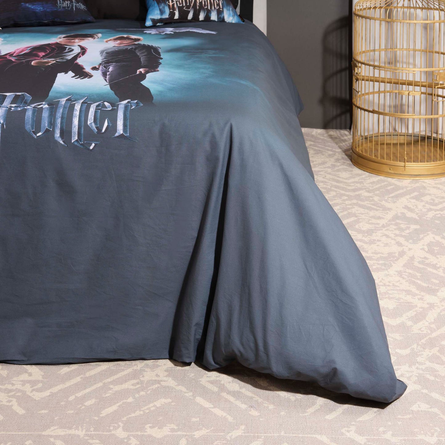 Housse de couette Lumos en microsatin Harry Potter