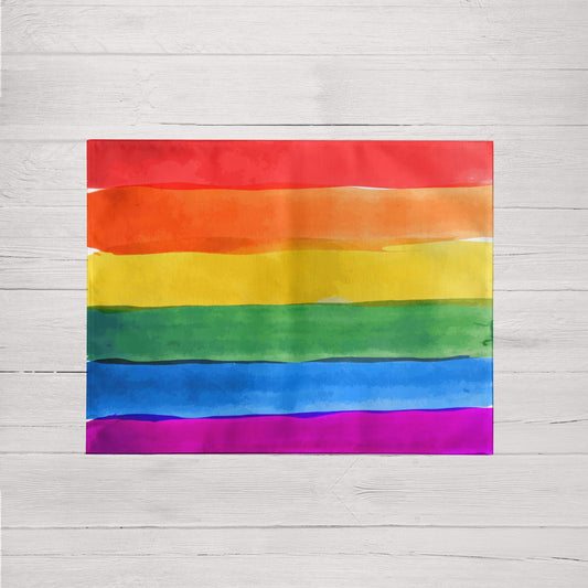 Pack of 2 stain-resistant individual placemats Pride 100 45x35 cm