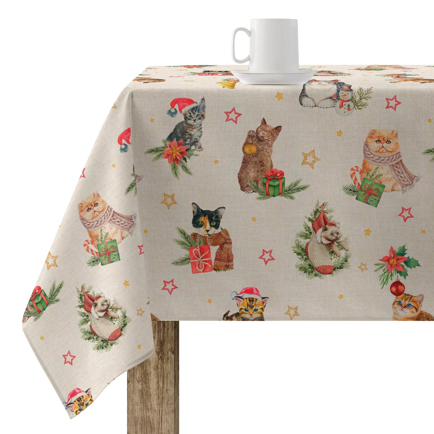 BL Christmas 30 stain-resistant tablecloth