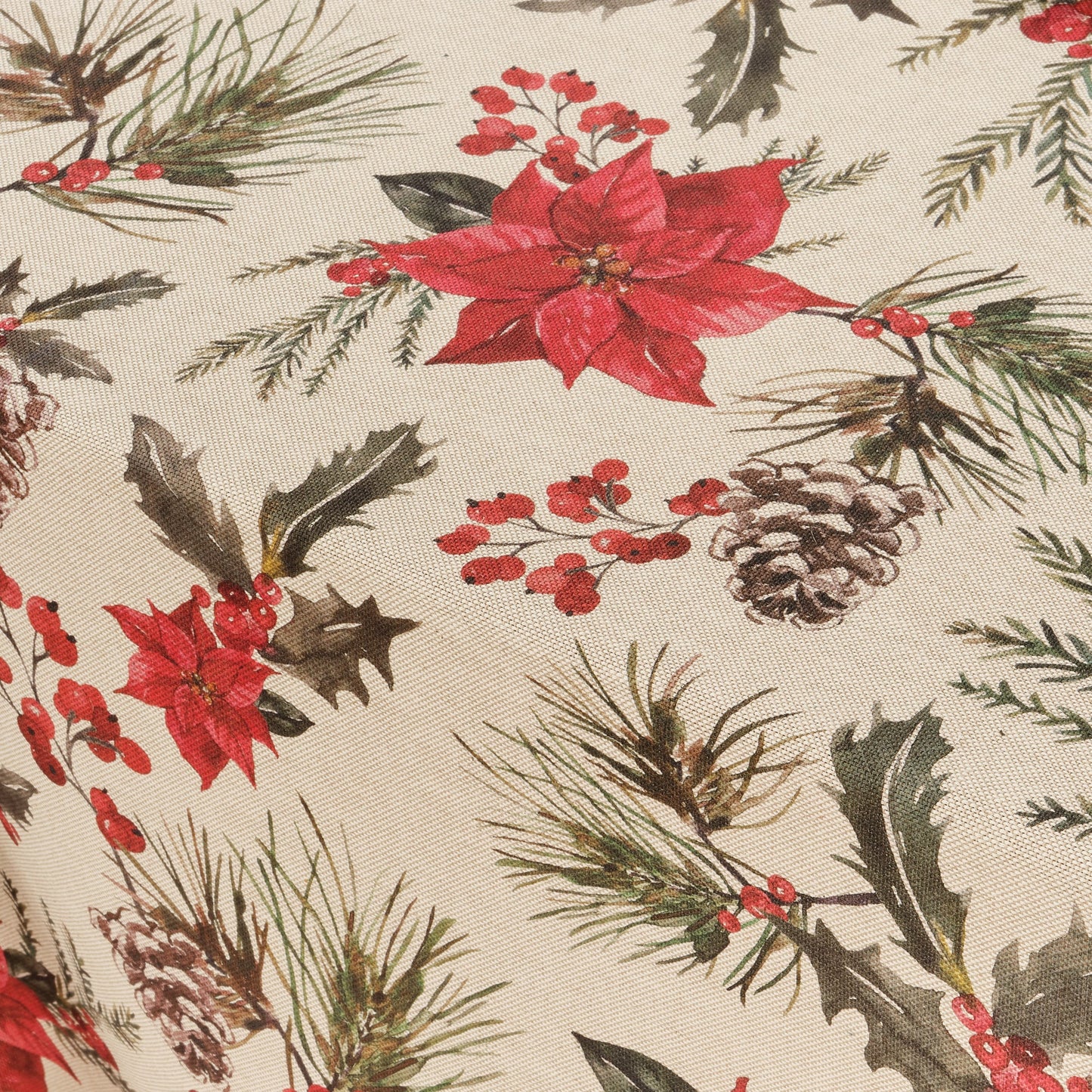 Christmas Flower fabric touch tablecloth 1