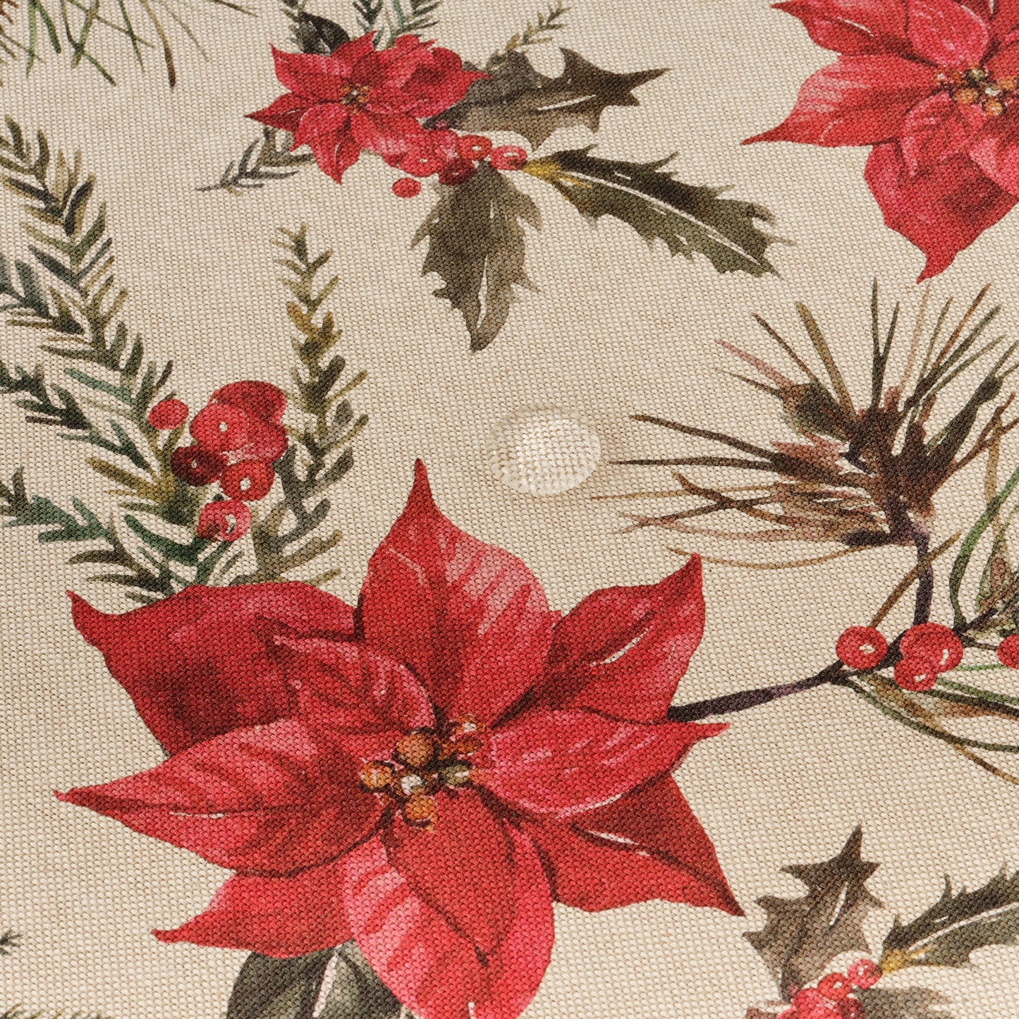 Christmas Flower fabric touch tablecloth 1