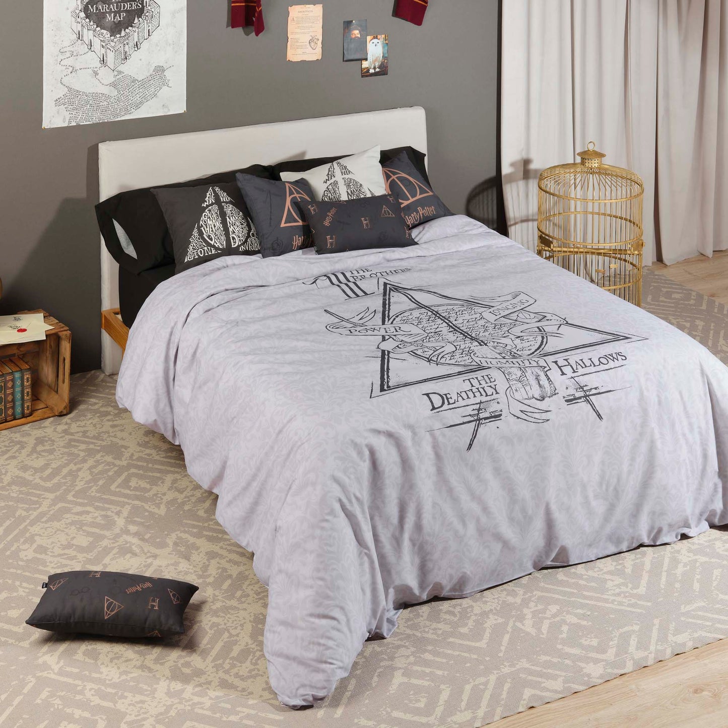 100% cotton duvet cover Deathly Hallows Legend