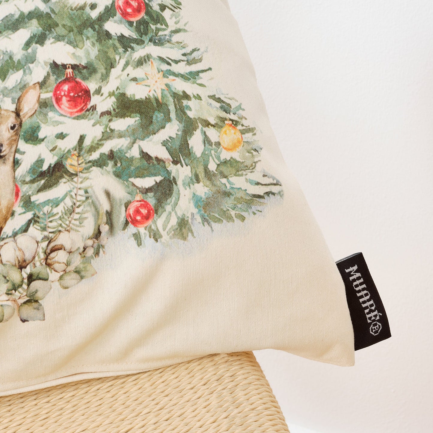100% cotton cushion cover Christmas Landscape B 50x50 cm