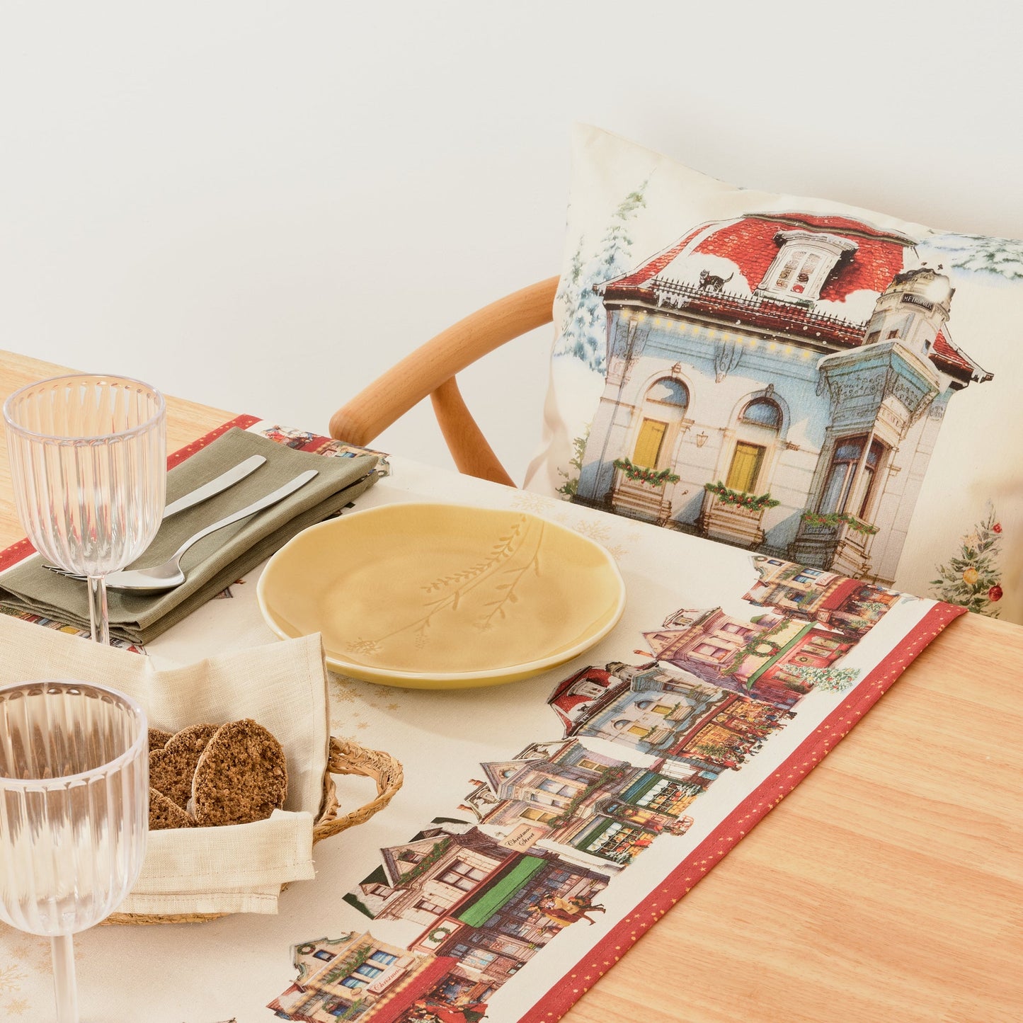 Christmas City Table Runner