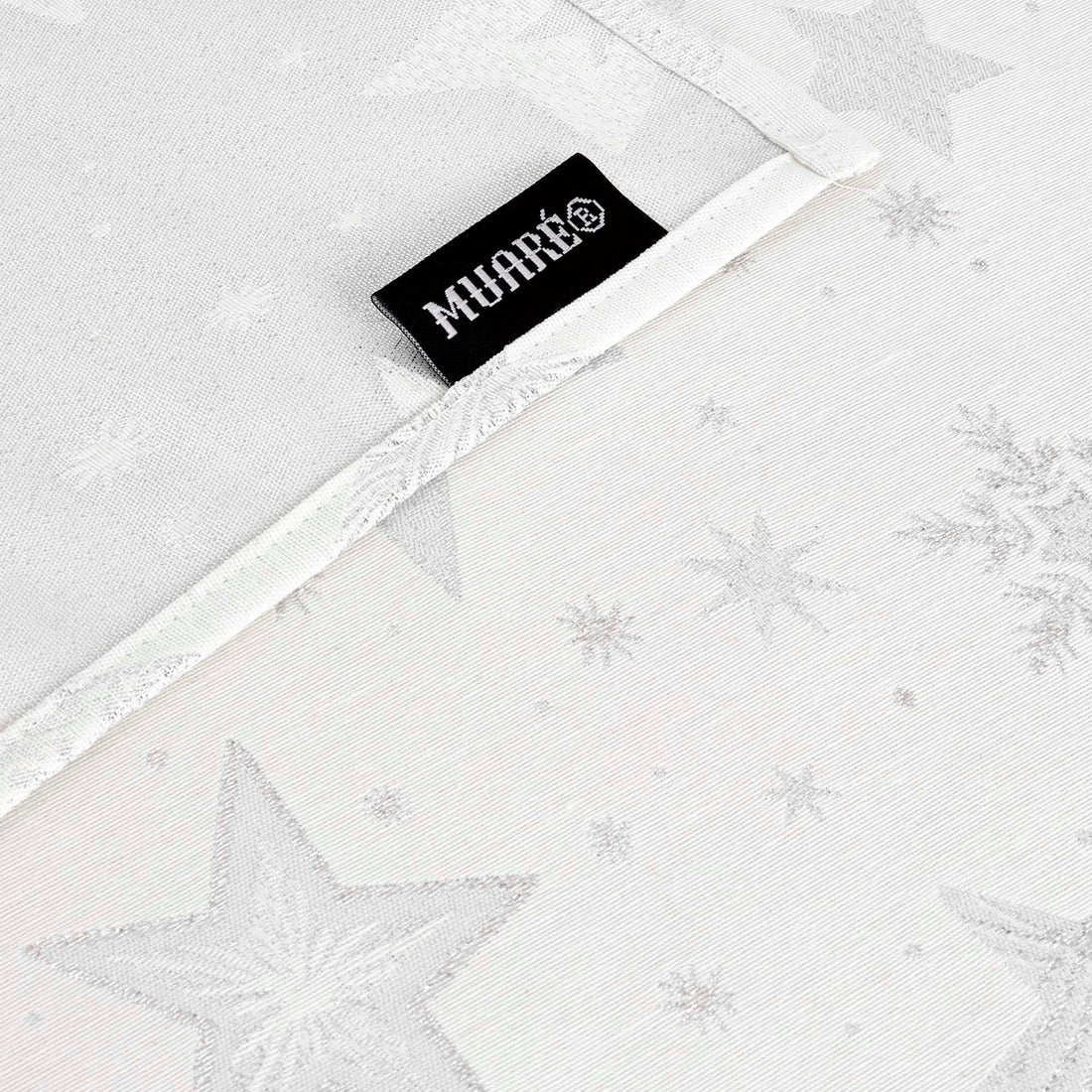 Mantel tacto tela jacquard 31114A Natural Plata Lurex