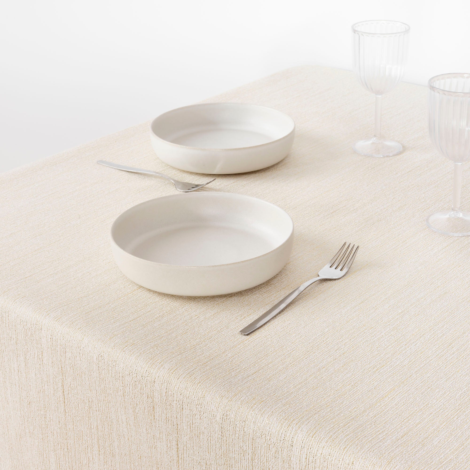 Nappe toucher tissu jacquard R17948 Lurex Or Naturel
