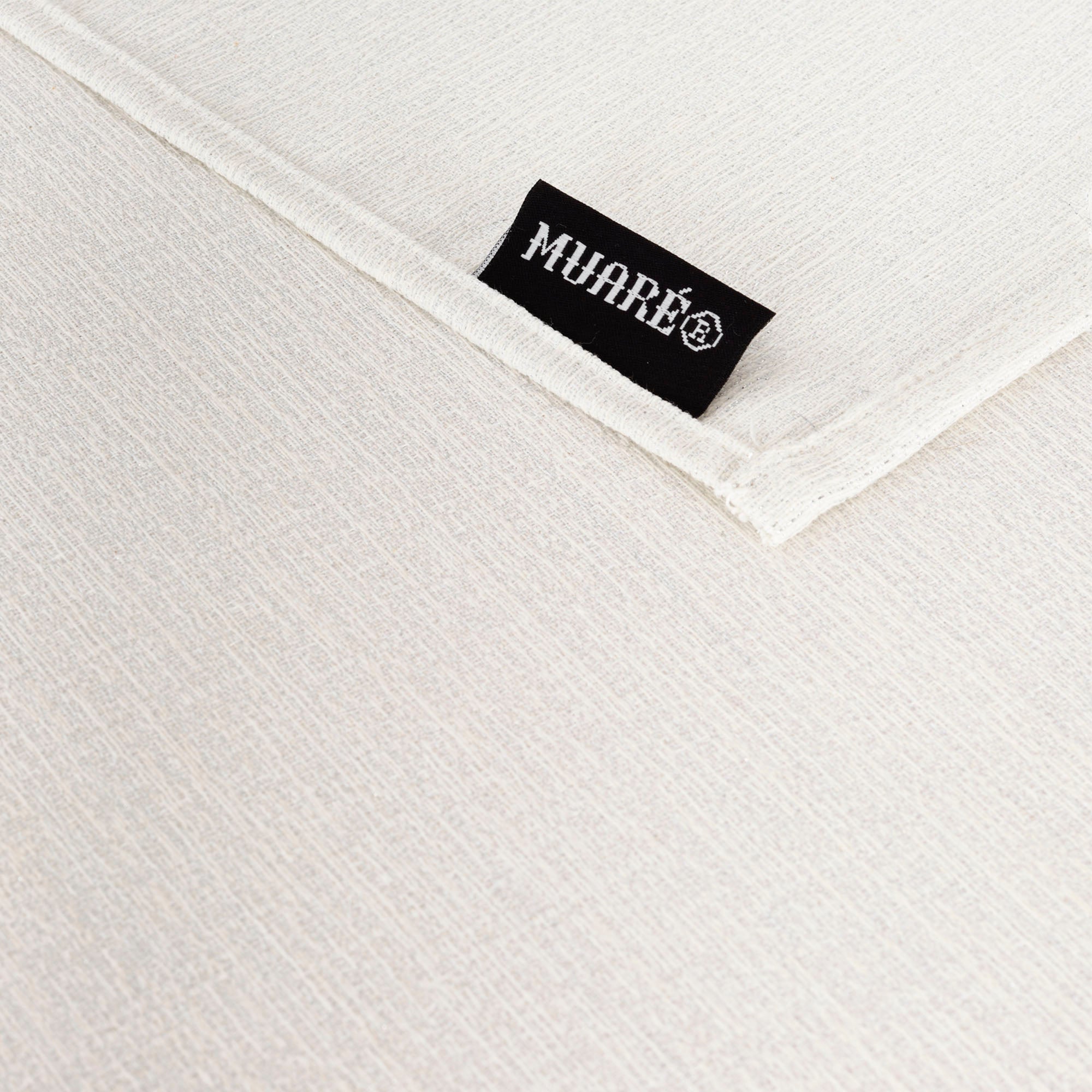 Nappe toucher tissu jacquard R17948 Lurex Argent Naturel