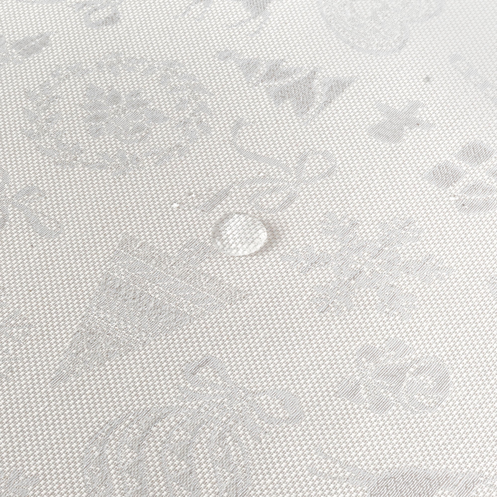 Nappe toucher tissu jacquard R22119 Lurex Argent Naturel