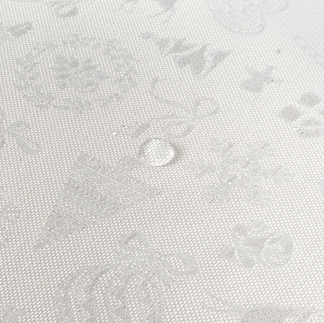 Nappe toucher tissu jacquard R22119 Lurex Argent Naturel