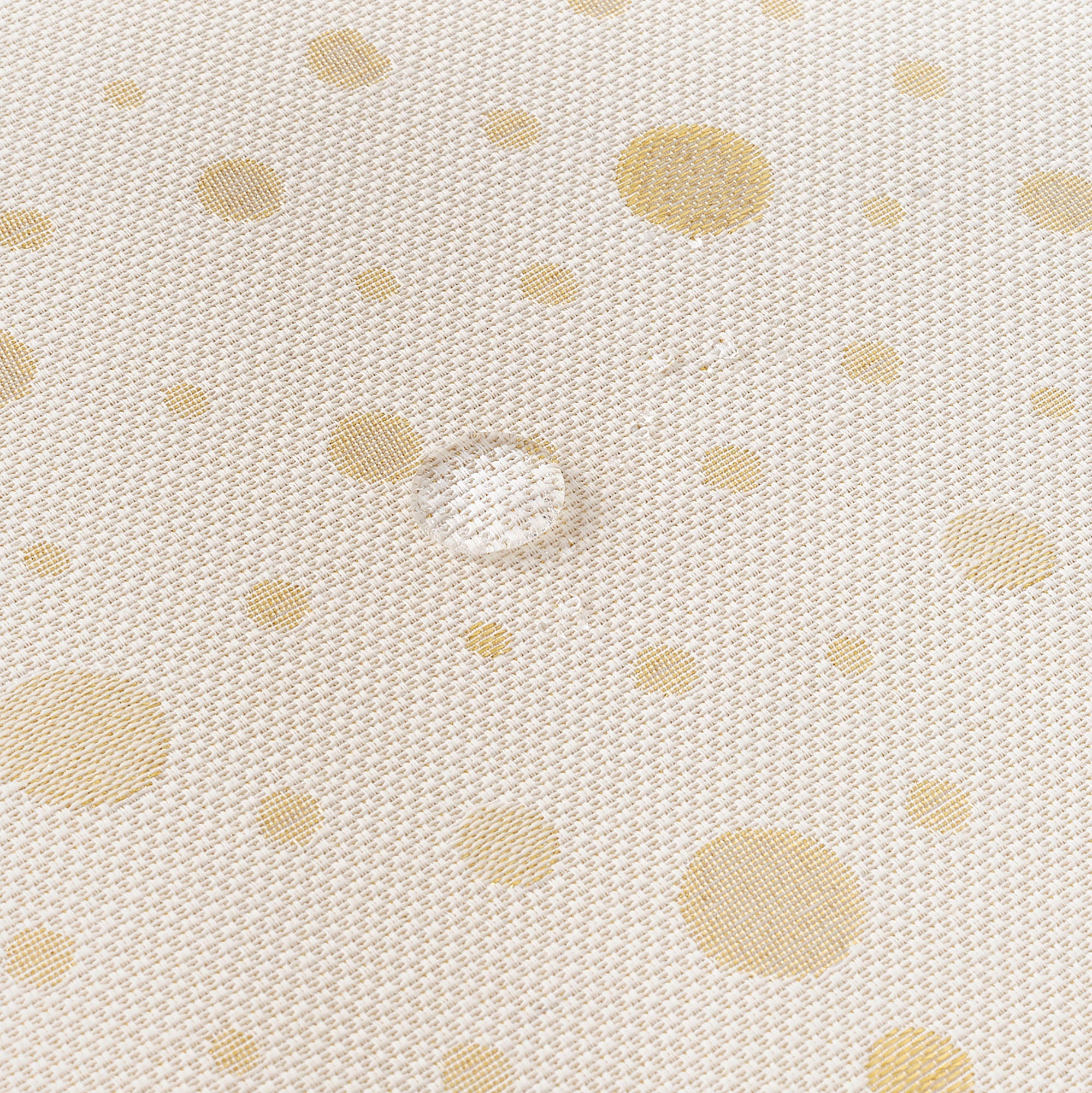Nappe toucher tissu jacquard R22123 Lurex Or Naturel