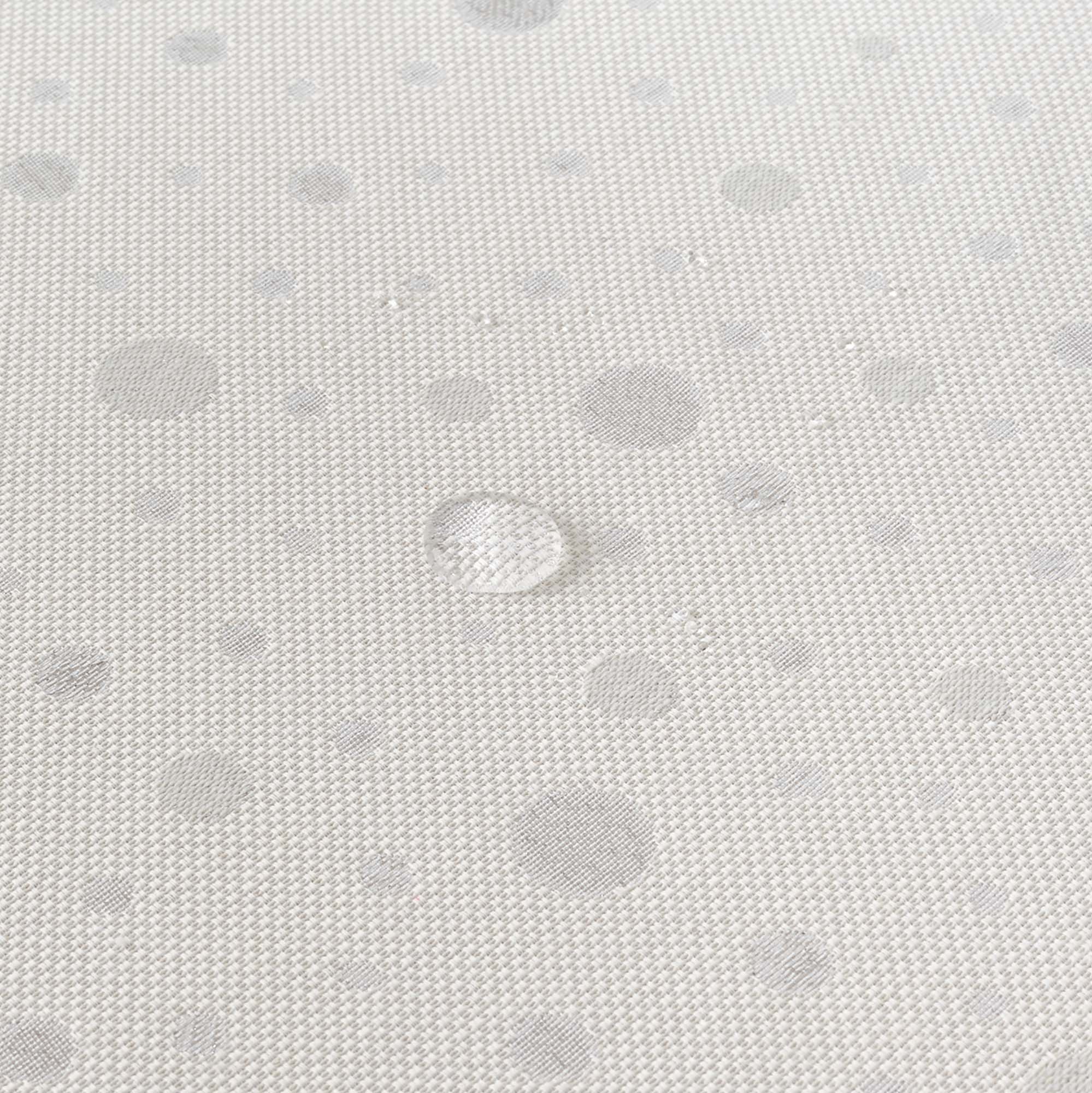 Nappe toucher tissu jacquard R22123 Lurex Argent Naturel