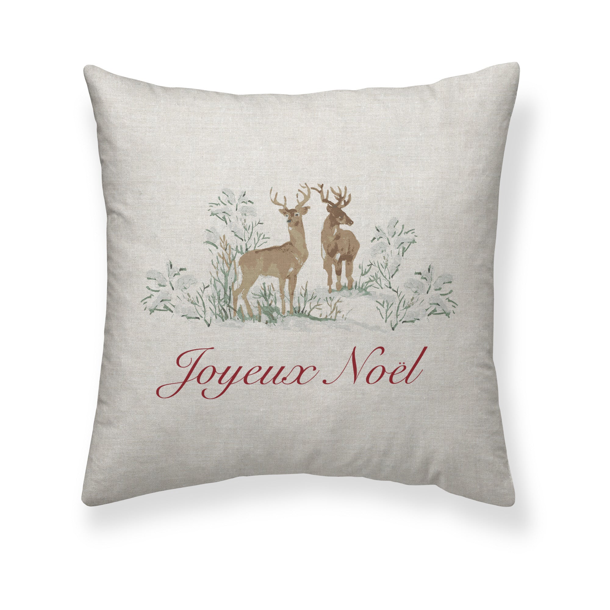 100% cotton cushion cover Cerf B 50x50 cm