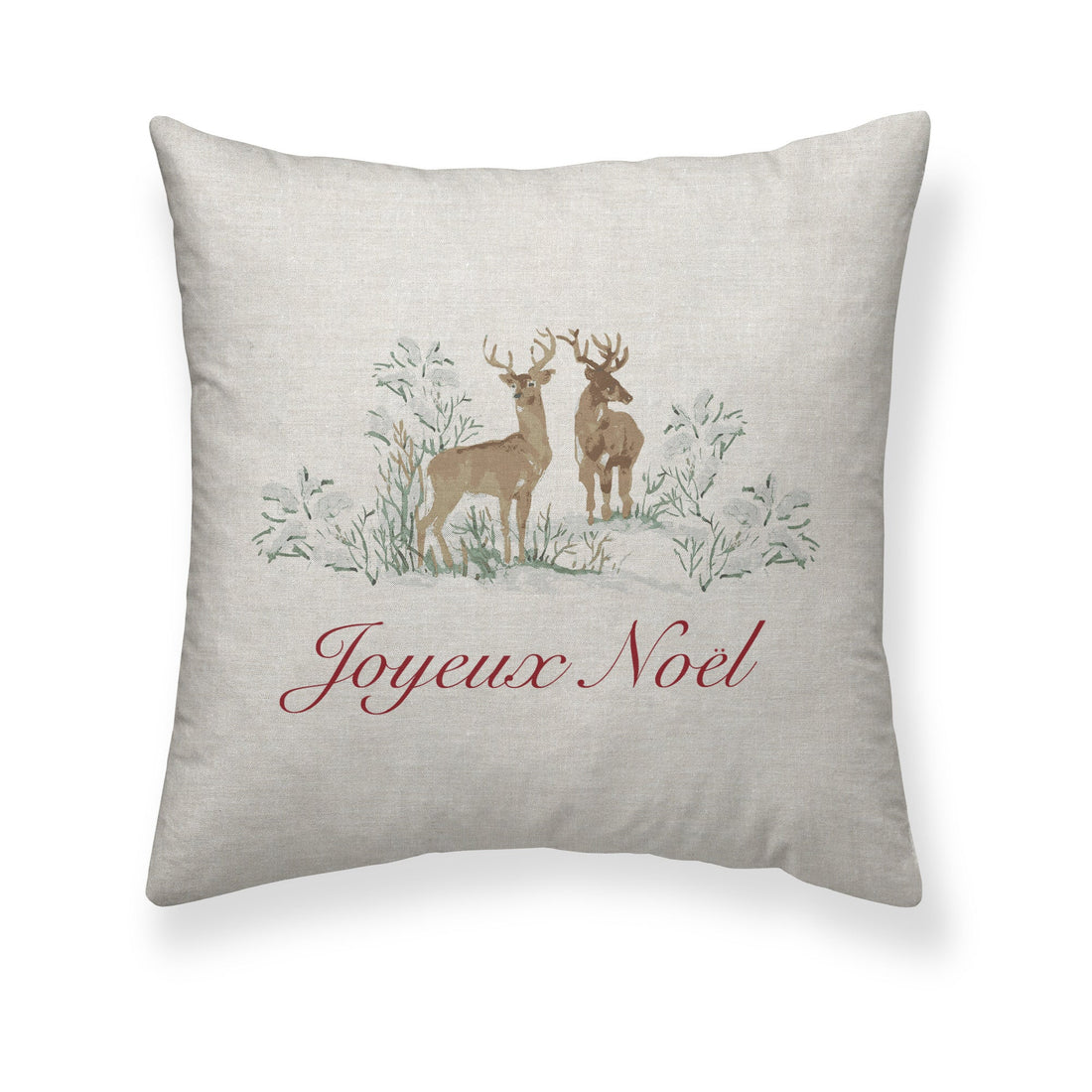 100% cotton cushion cover Cerf B 50x50 cm