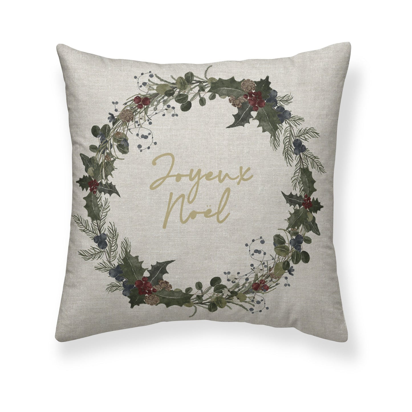 100% cotton Christmas Noel cushion cover A 50x50 cm