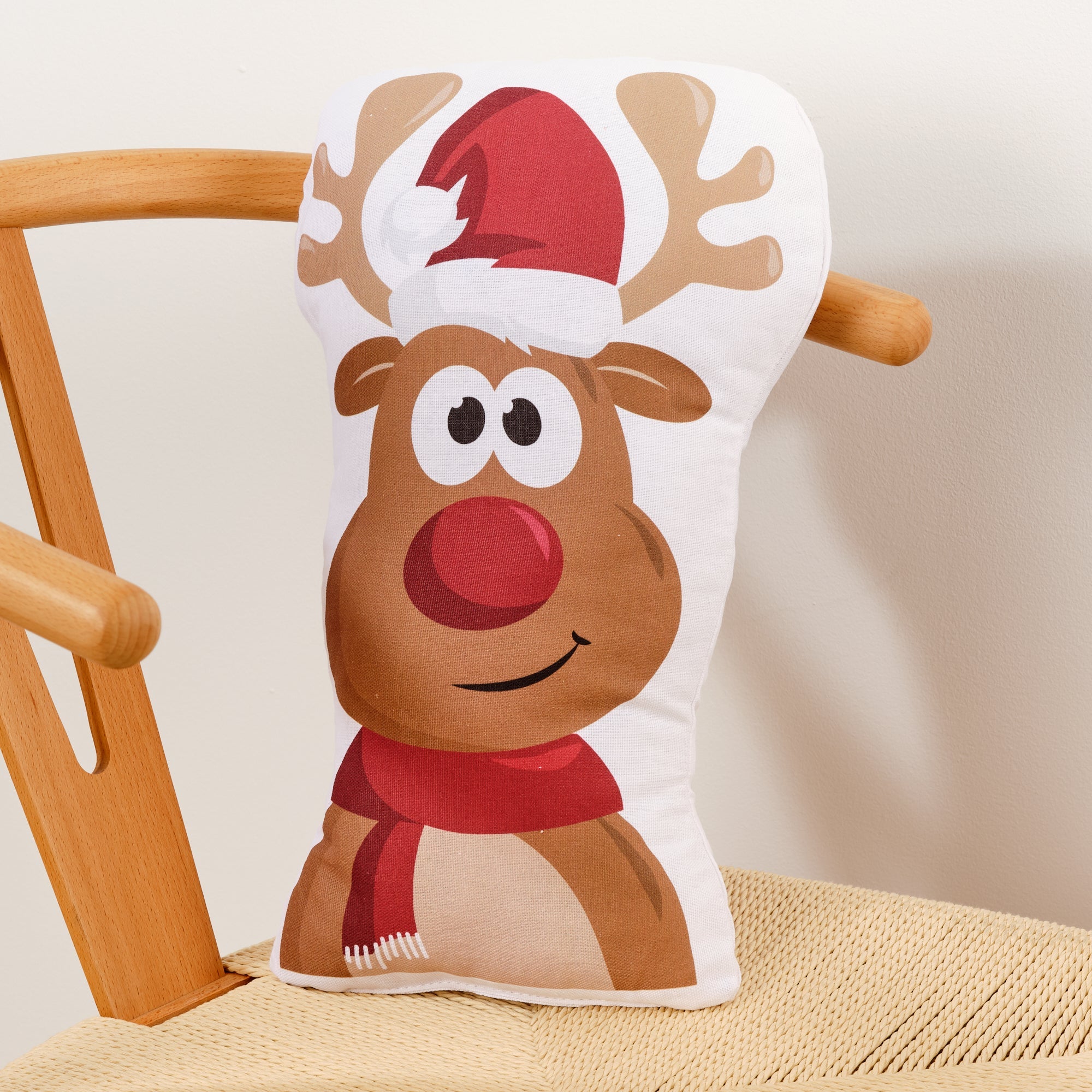 Shaped cushion 100% cotton Lapland 37 43x26 cm