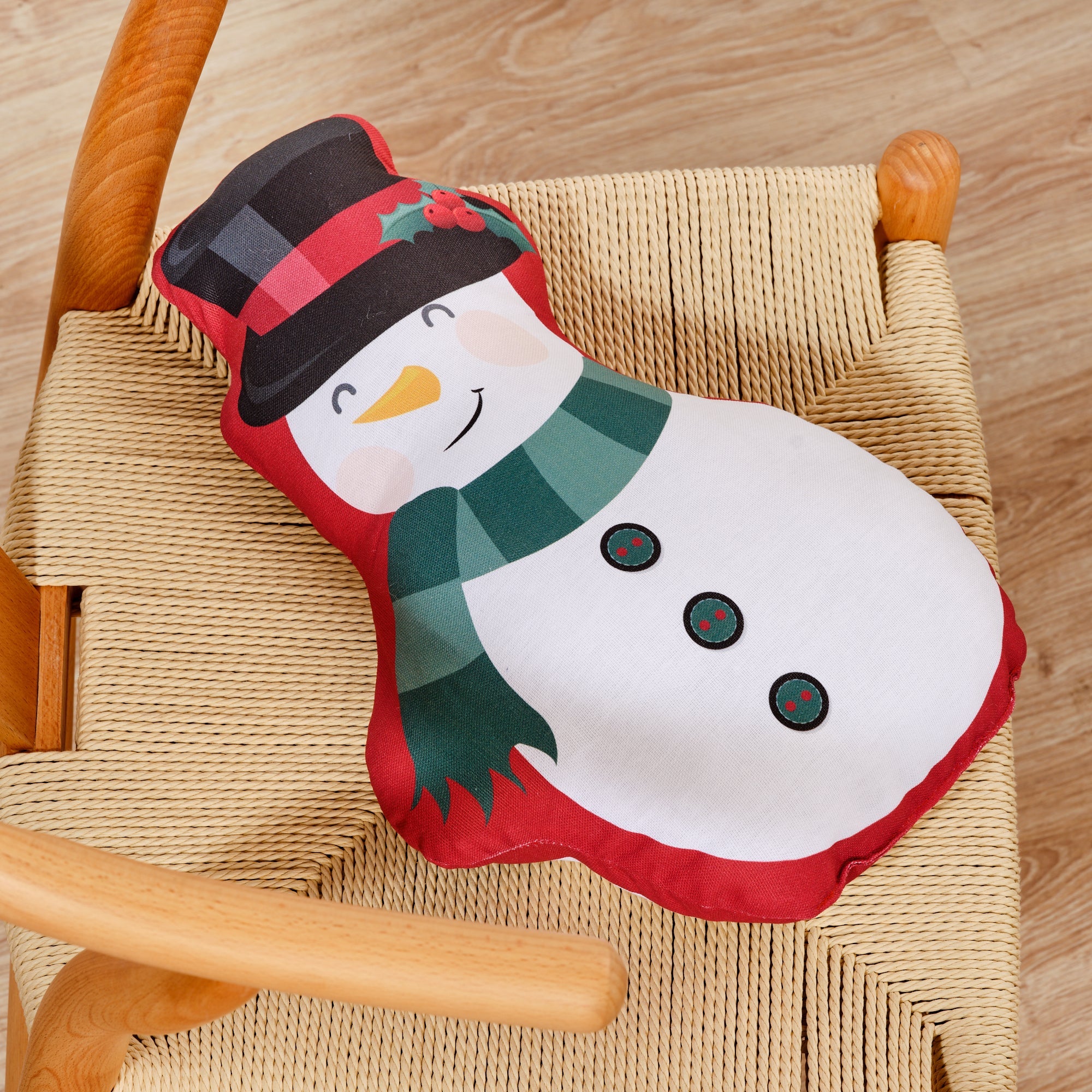 Shaped cushion 100% cotton Lapland 38 43x30 cm