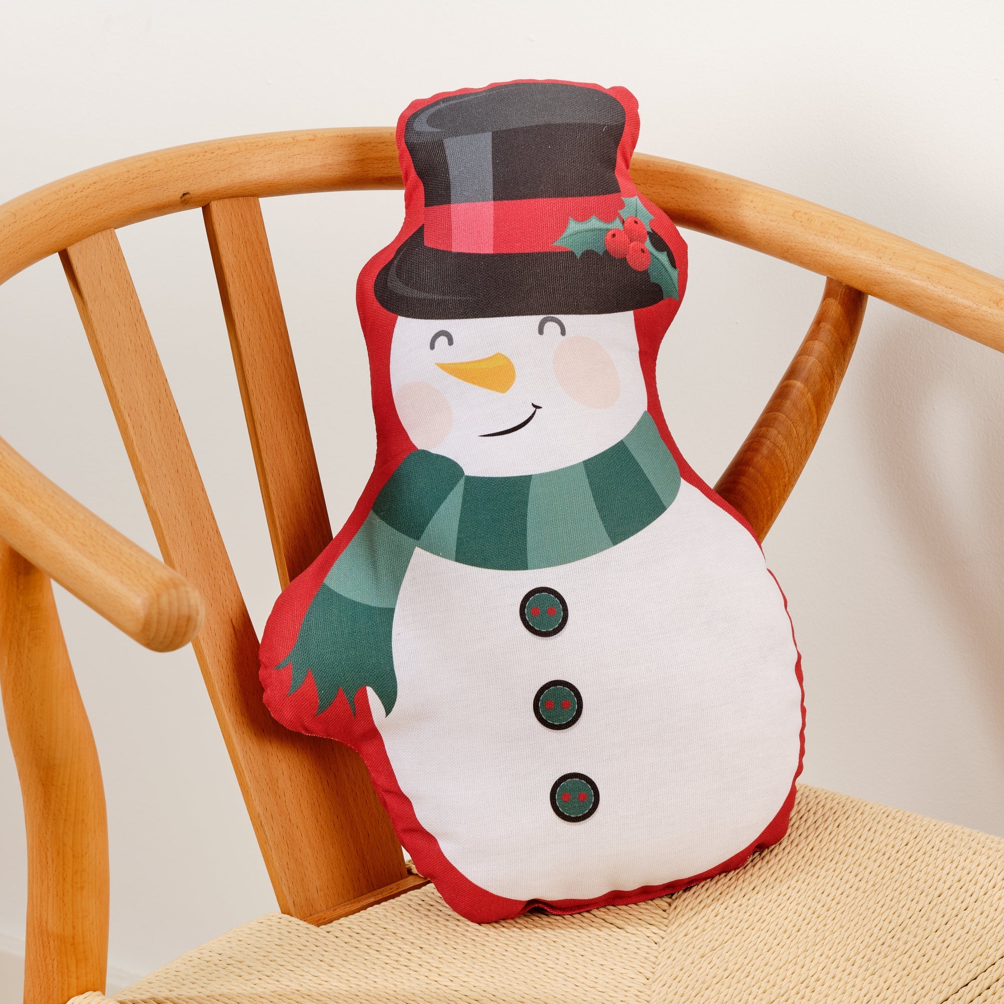 Shaped cushion 100% cotton Lapland 38 43x30 cm