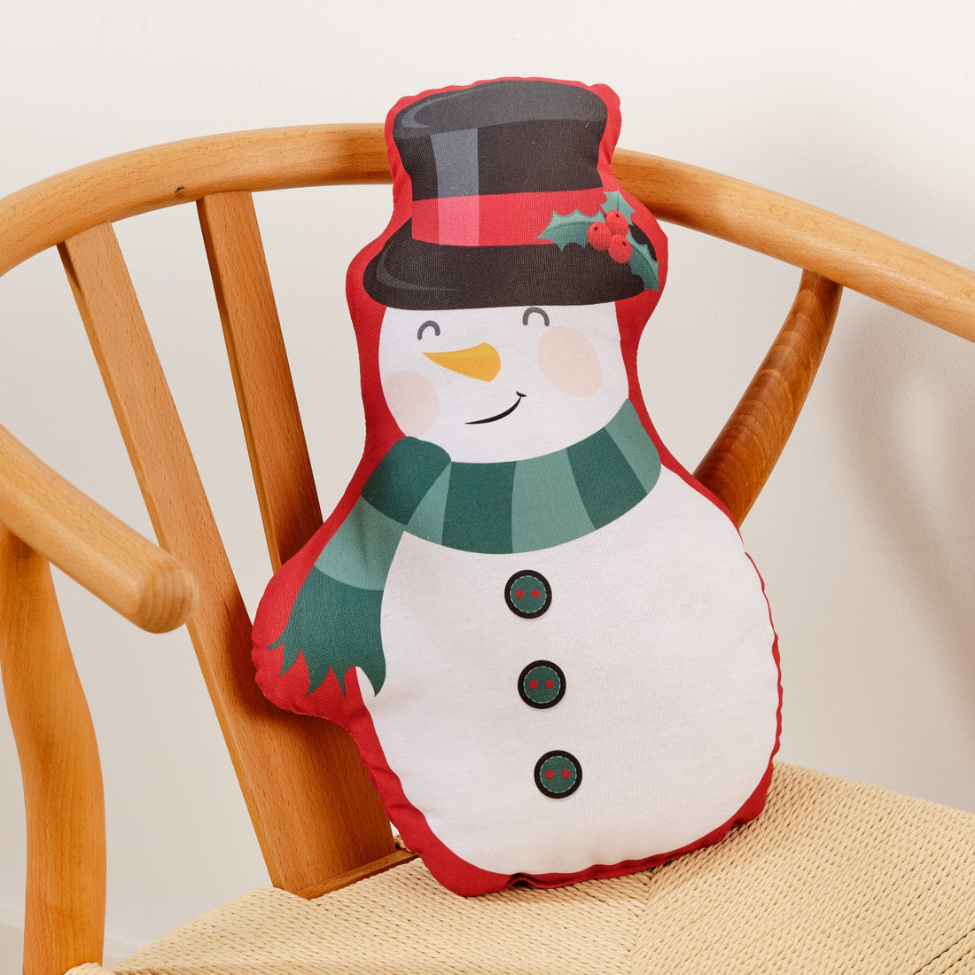 Shaped cushion 100% cotton Lapland 38 43x30 cm