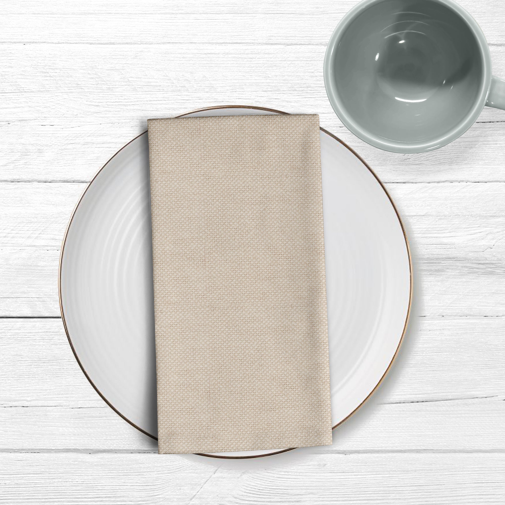 Serviettes en coton et lin pack de 2 unités Culla Plain Linen
