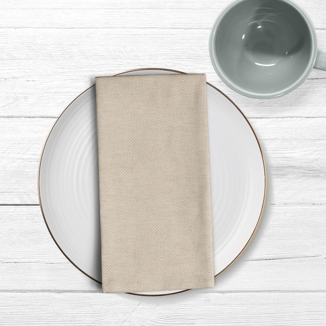 Serviettes en coton et lin pack de 2 unités Culla Plain Linen