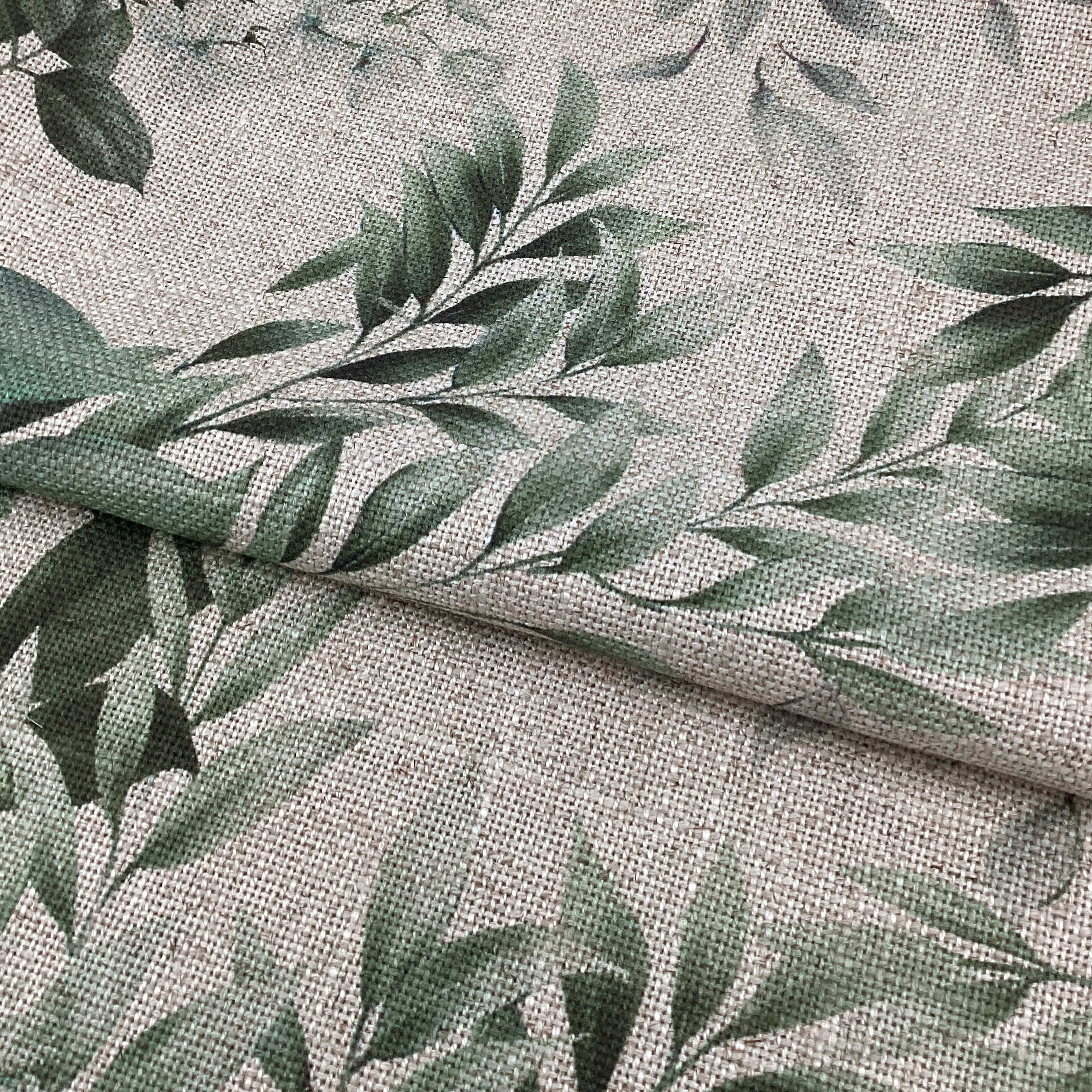 Printed linen viscose fabric per meter DONIA 124 5