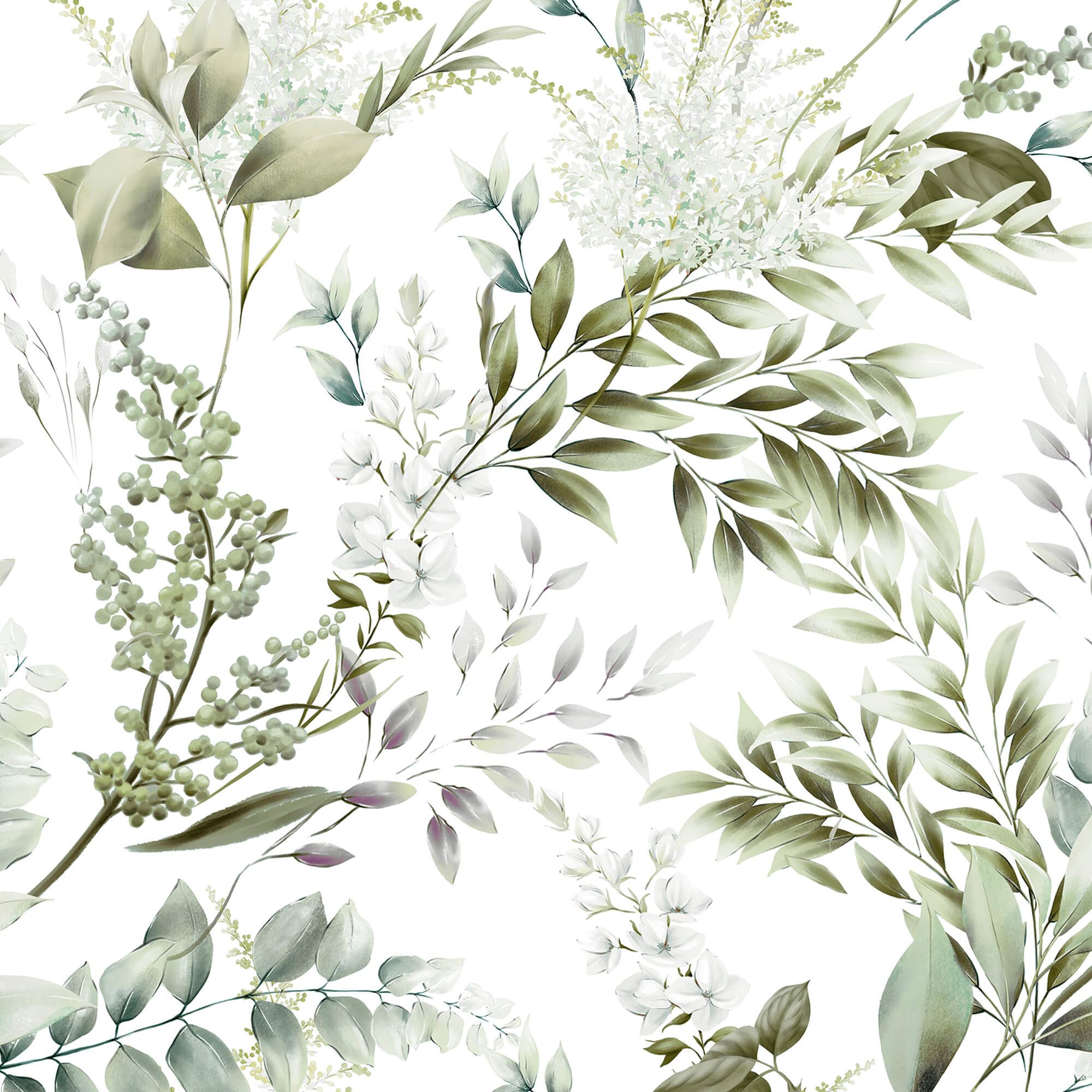 Printed linen viscose fabric per meter DONIA 124 5