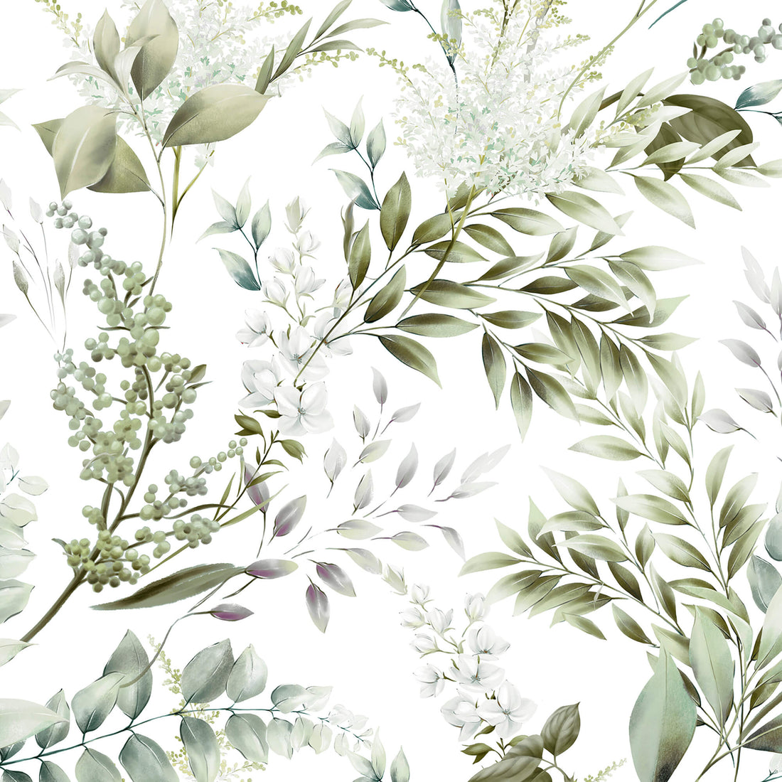 Printed linen viscose fabric per meter DONIA 124 5