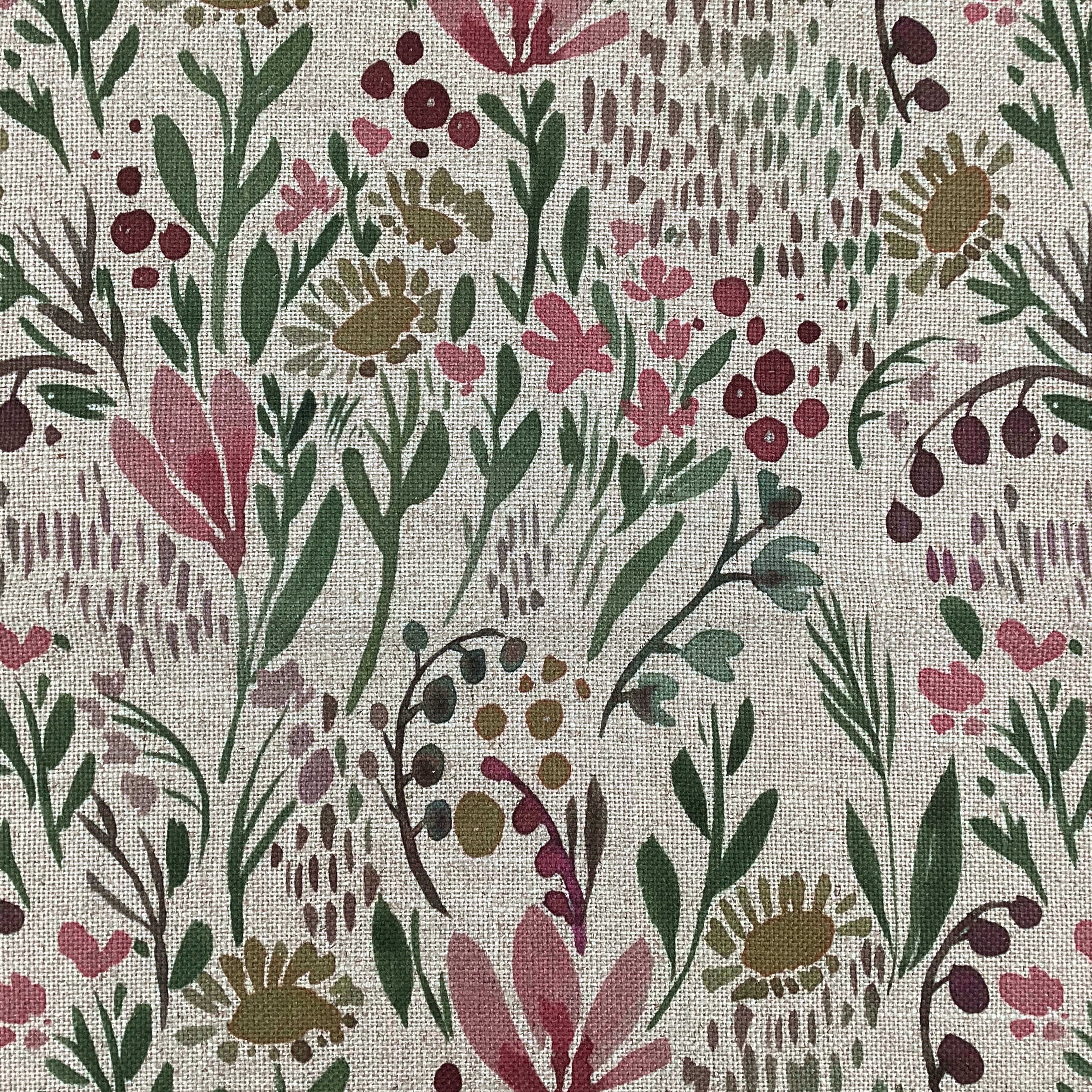 Printed linen viscose fabric per meter LENY 124-5