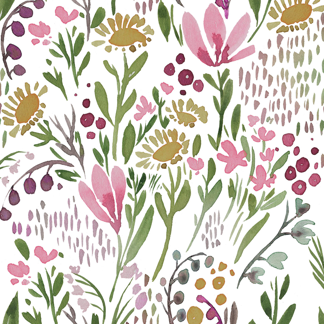 Printed linen viscose fabric per meter LENY 124-5