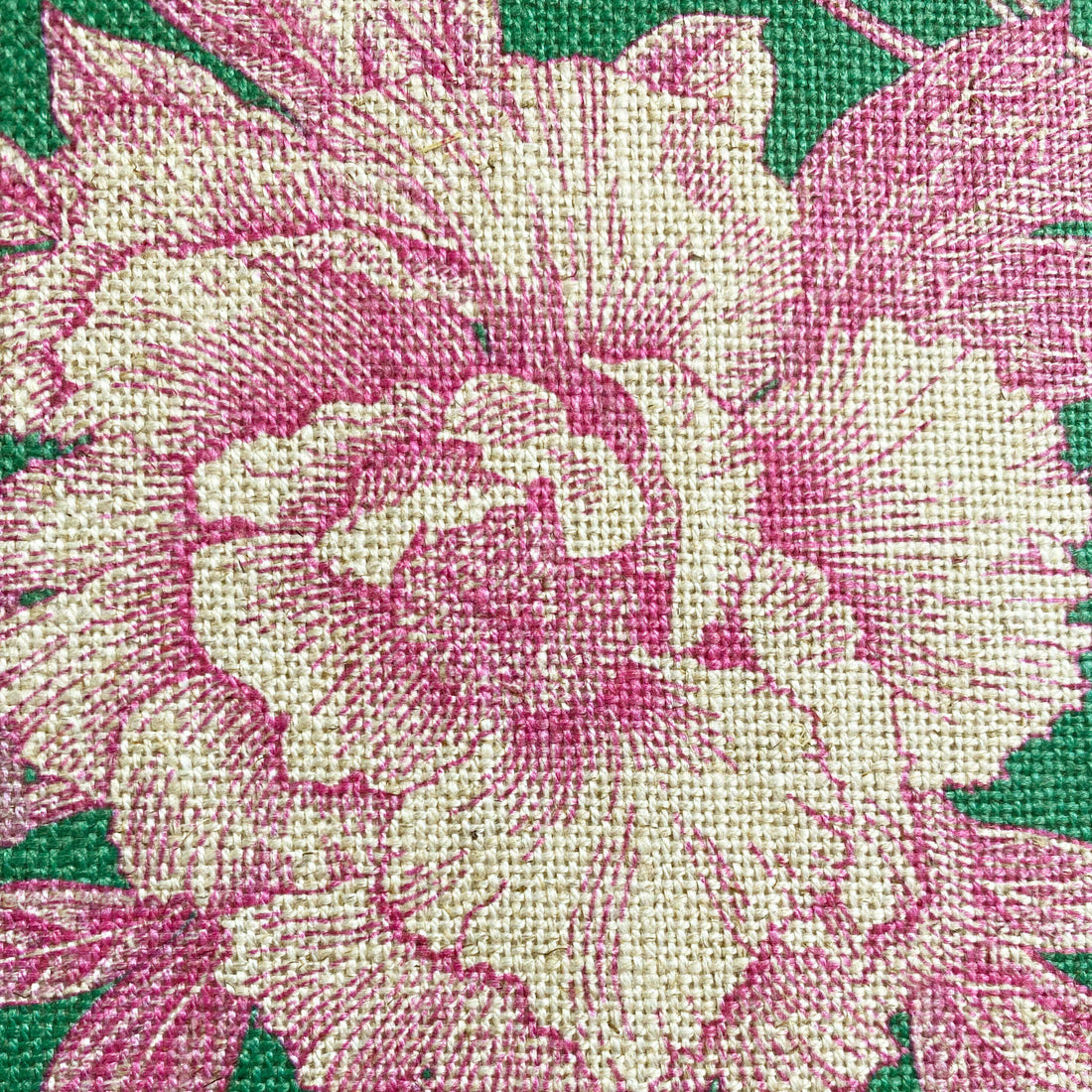 Printed linen viscose fabric per meter LILIA 124 1 DARK