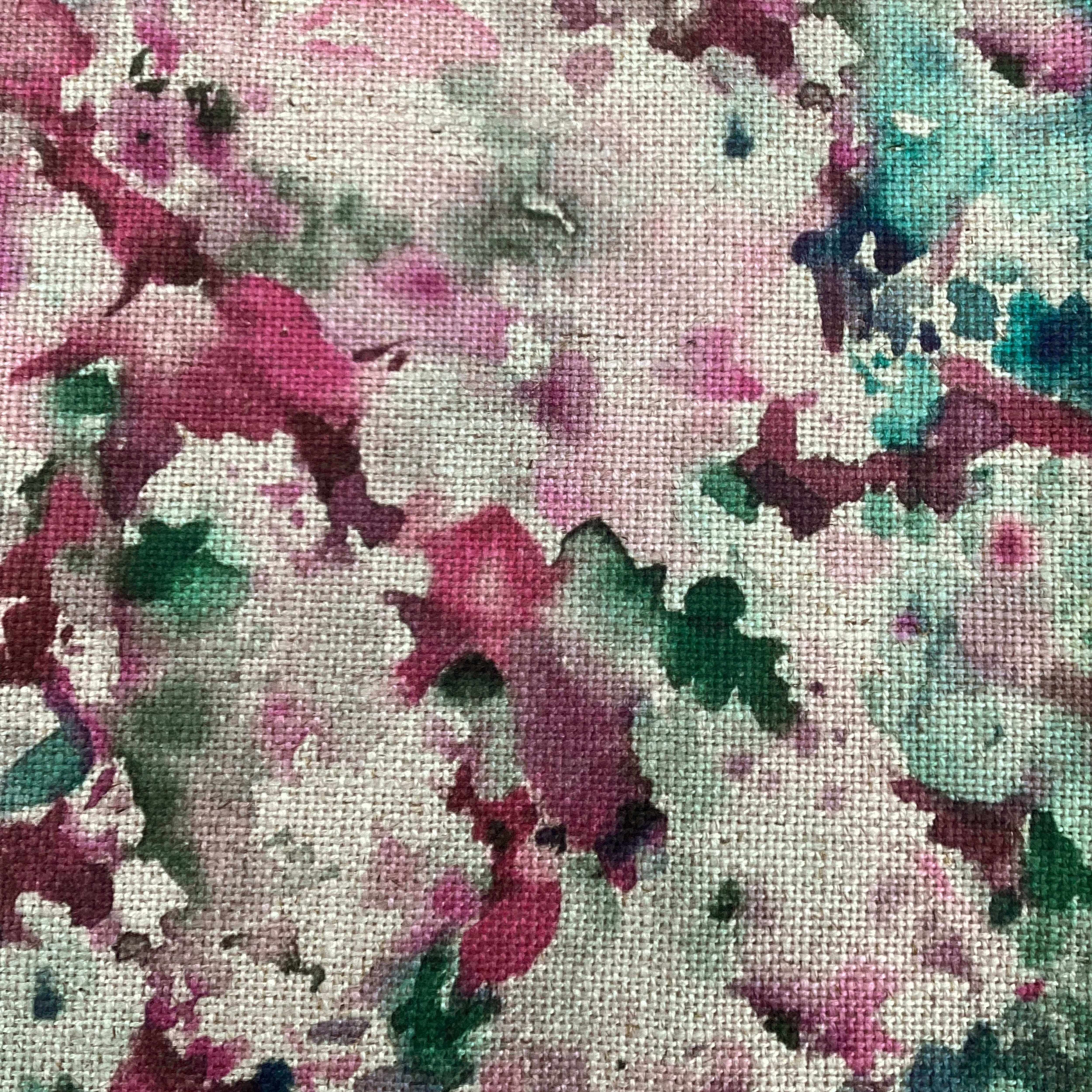 Printed linen viscose fabric per meter MANON 124 5