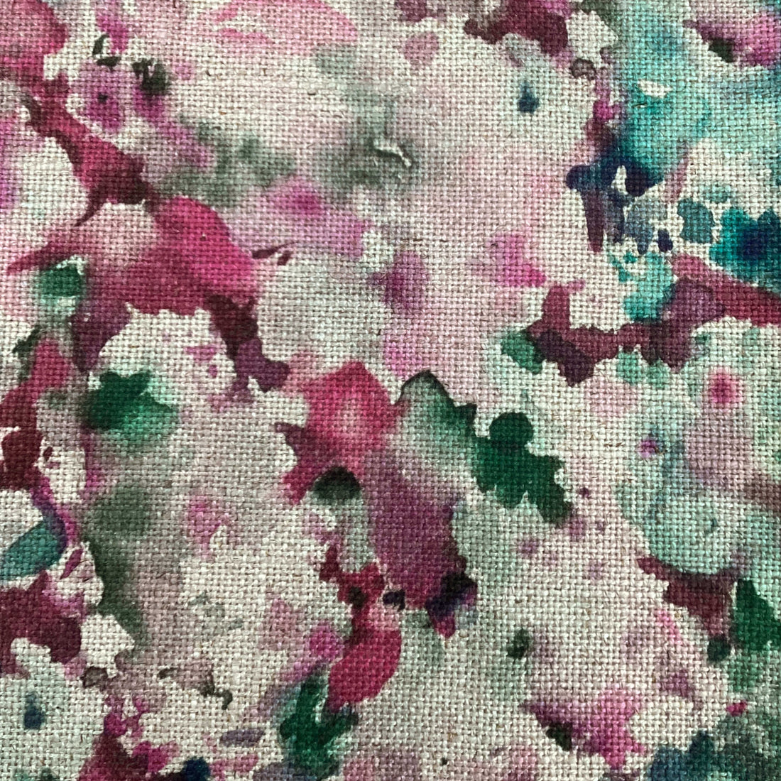 Printed linen viscose fabric per meter MANON 124 5