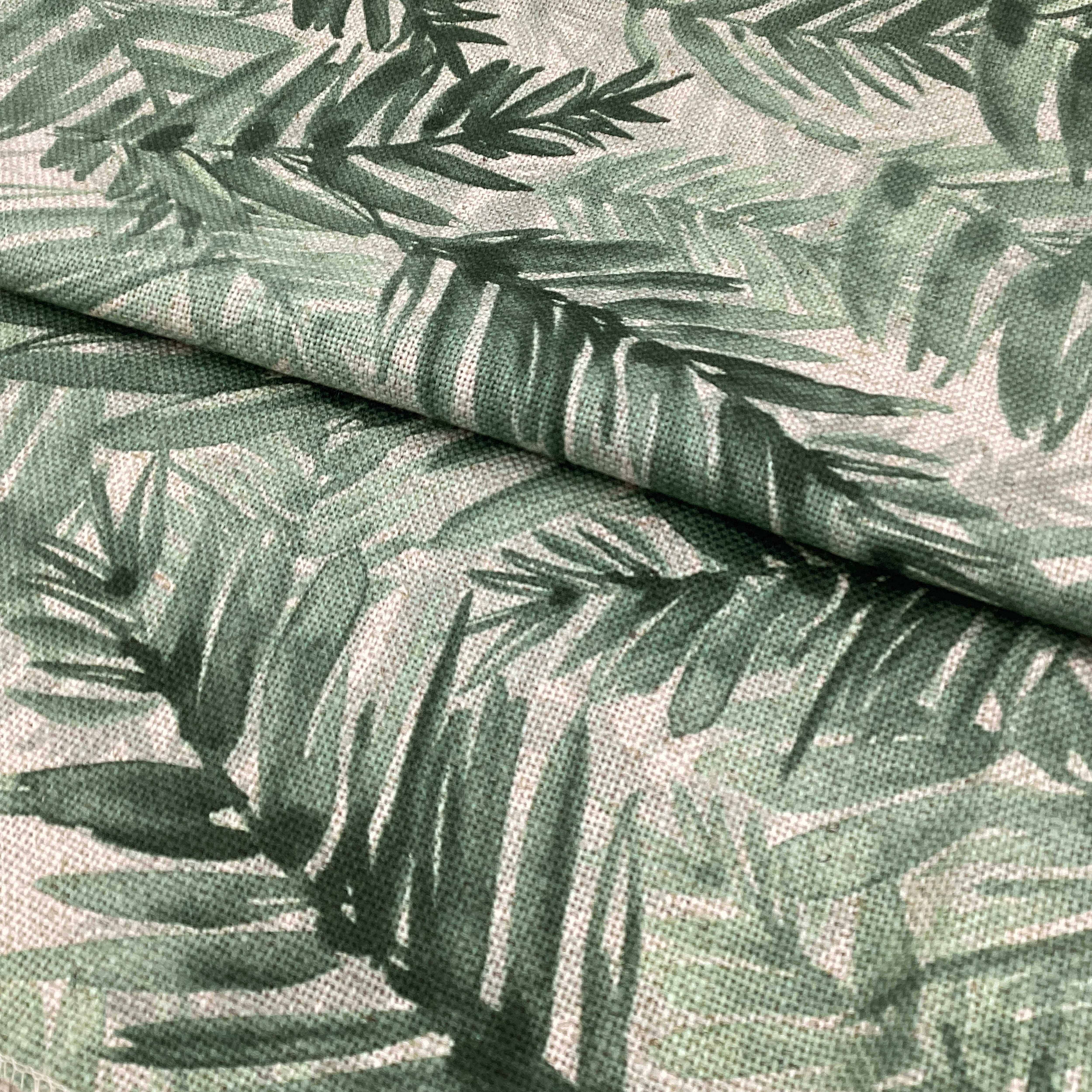 Printed linen viscose fabric by meter NALIN 124 2