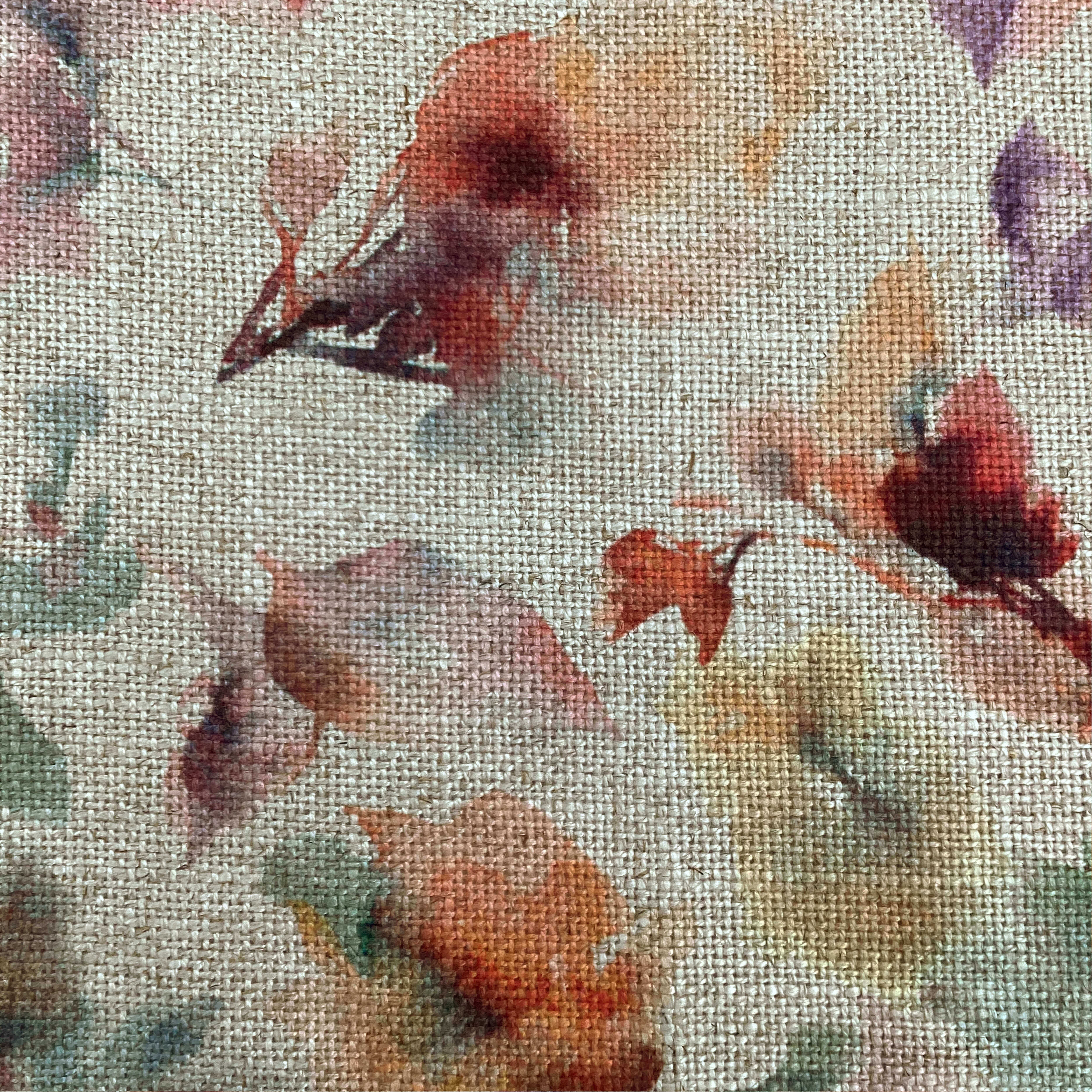 Printed linen viscose fabric per meter NALIN 124 5