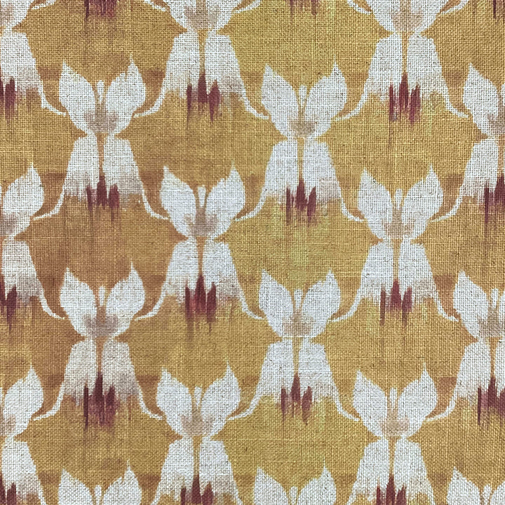 Printed linen viscose fabric per meter NISHA 124 4