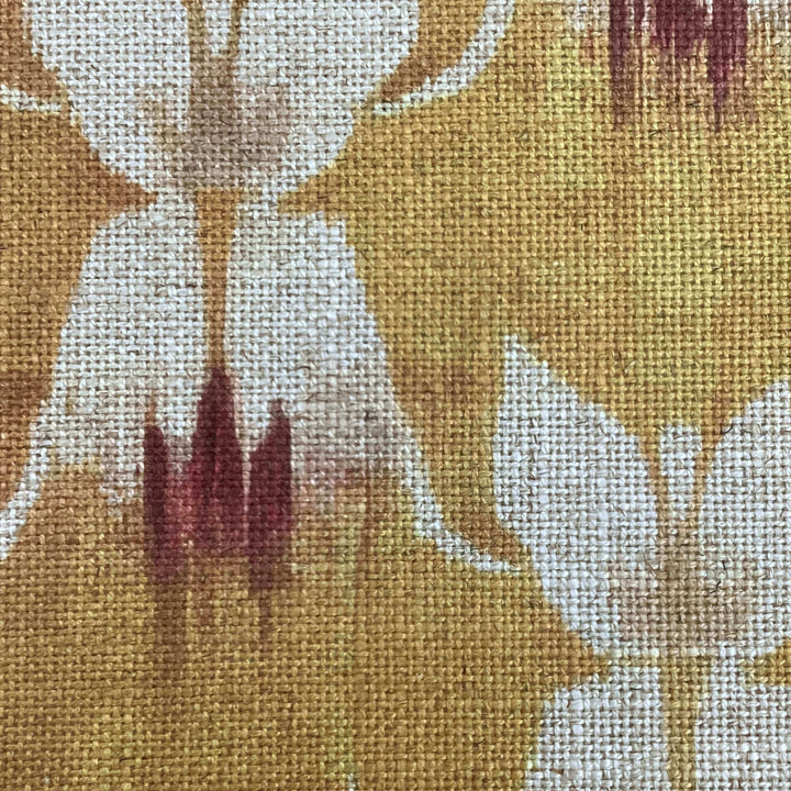 Printed linen viscose fabric per meter NISHA 124 4