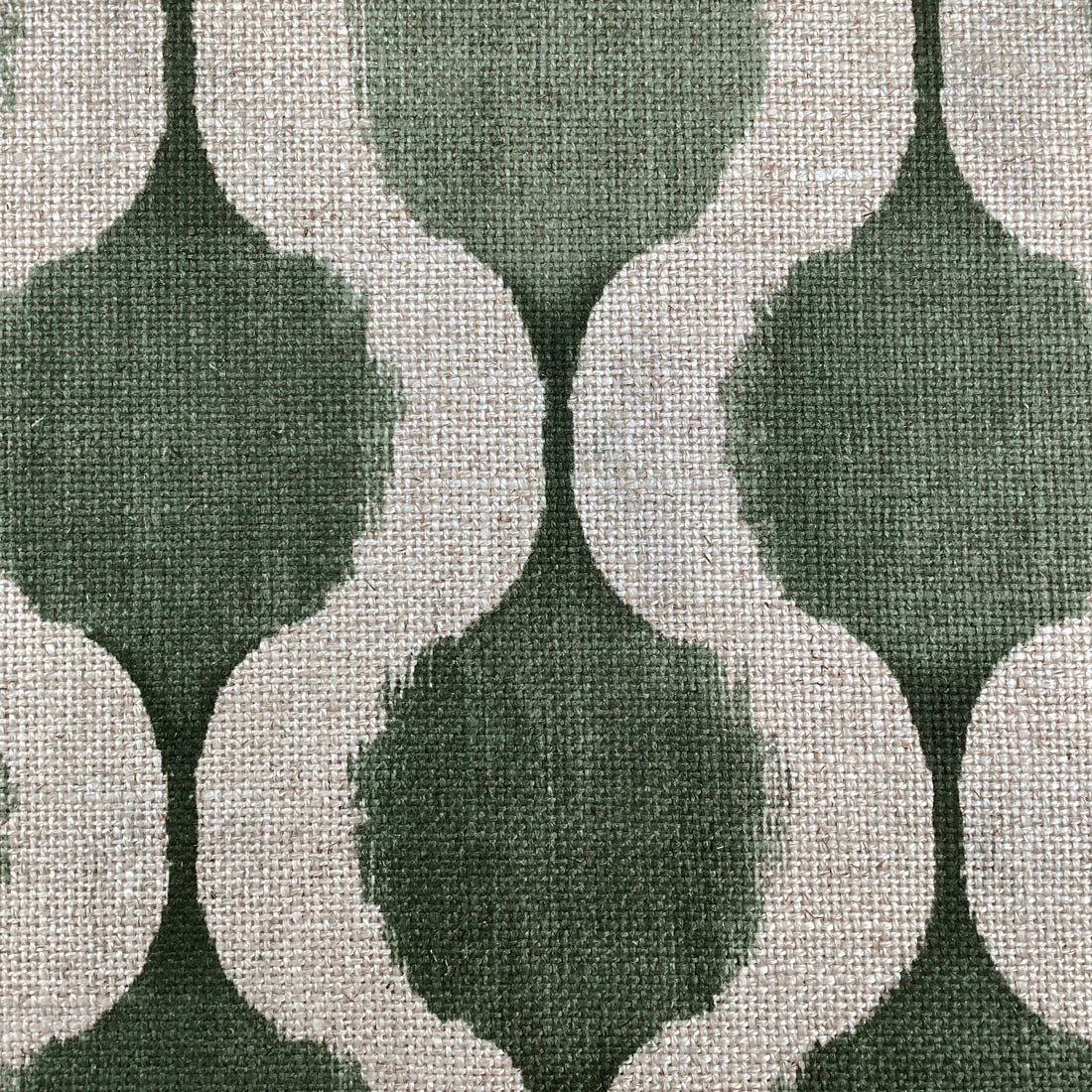 Printed linen viscose fabric per meter NISHA 124 5