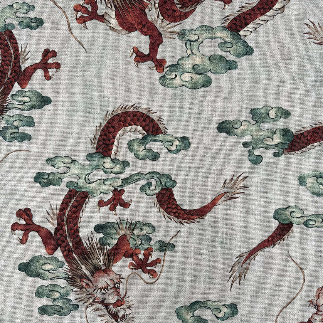 Printed linen viscose fabric per meter SAIKO 2