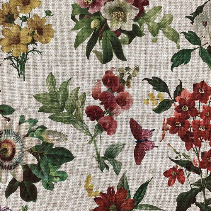 Printed linen viscose fabric by meter SIGRID 124 2